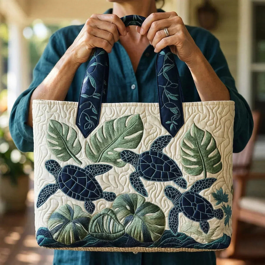 Artisan Tote - Grace of the Sea Turtle