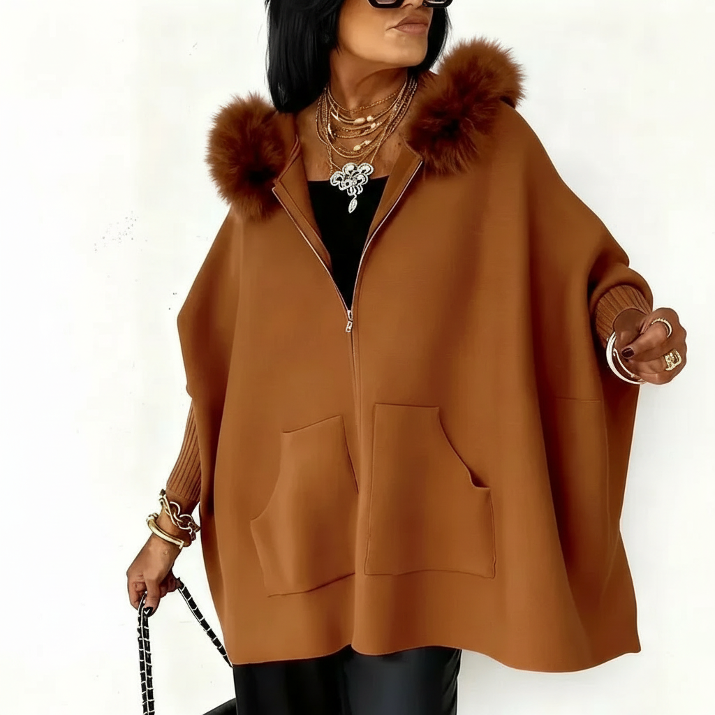 Irene™ | Luxury Hooded Silhouette Cape