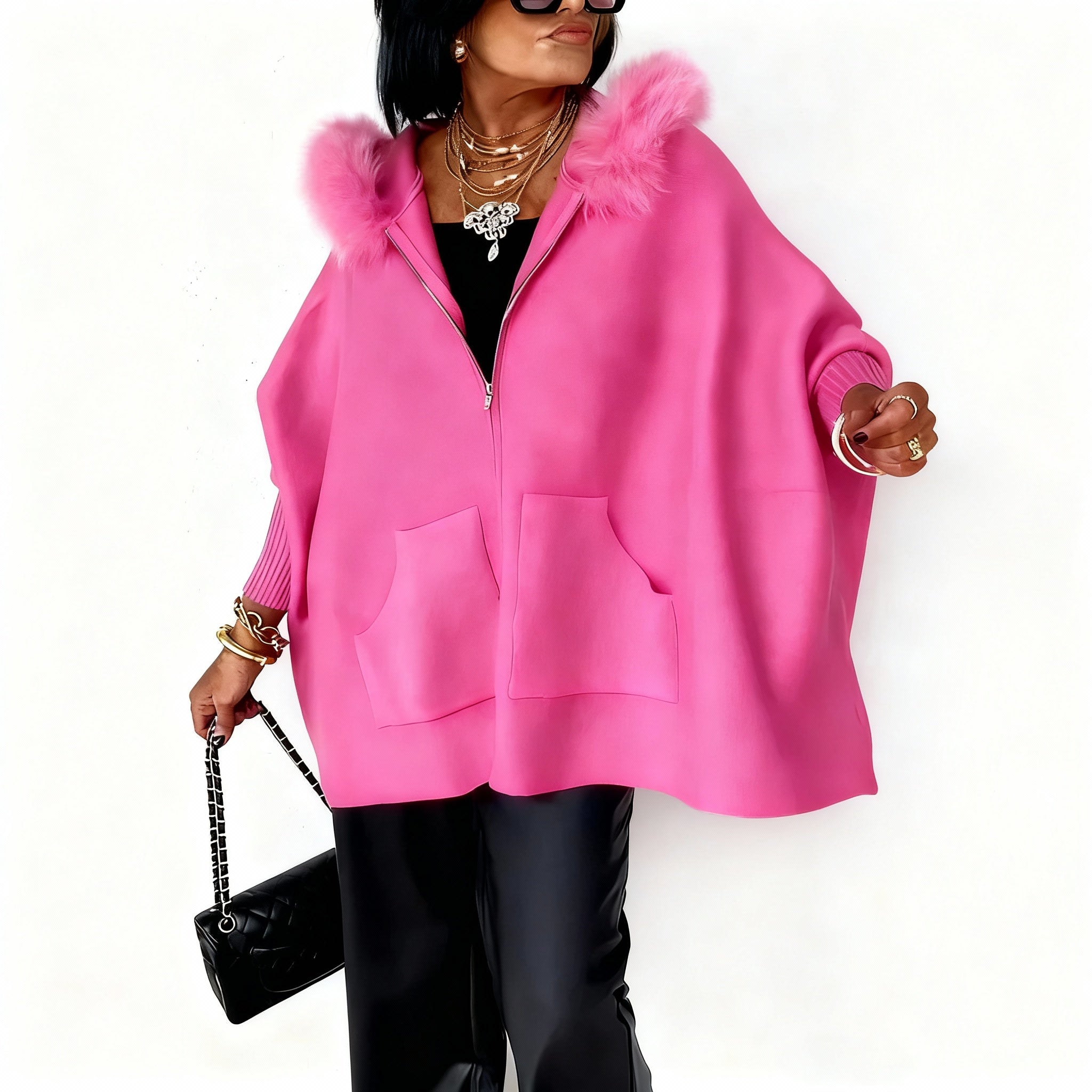 Irene™ | Luxury Hooded Silhouette Cape