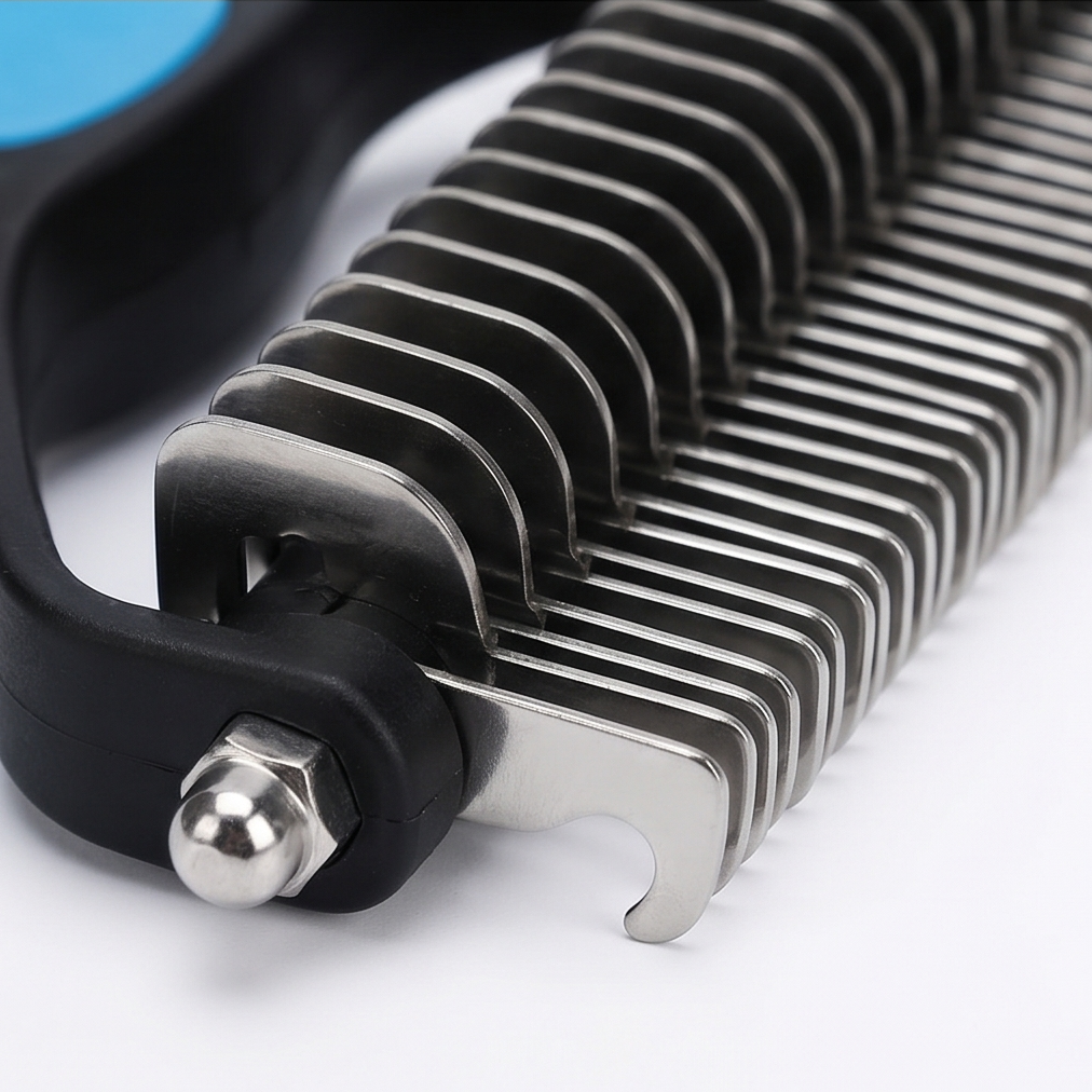 Furmela – Double-Sided Dematting Brush for Shedding Dogs