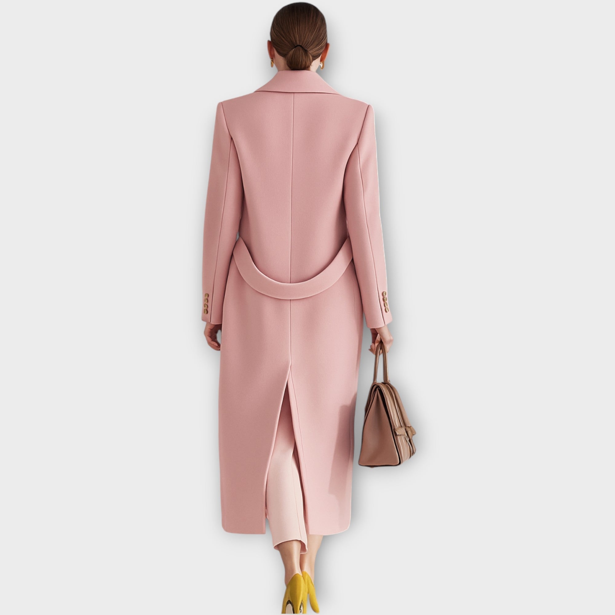 Chic Long Wool Coat from Milan
