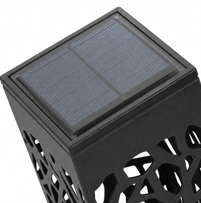 Glenmore – Solar Pathway Stake Lights with Mosaic Shadow Pattern (8-Pack)