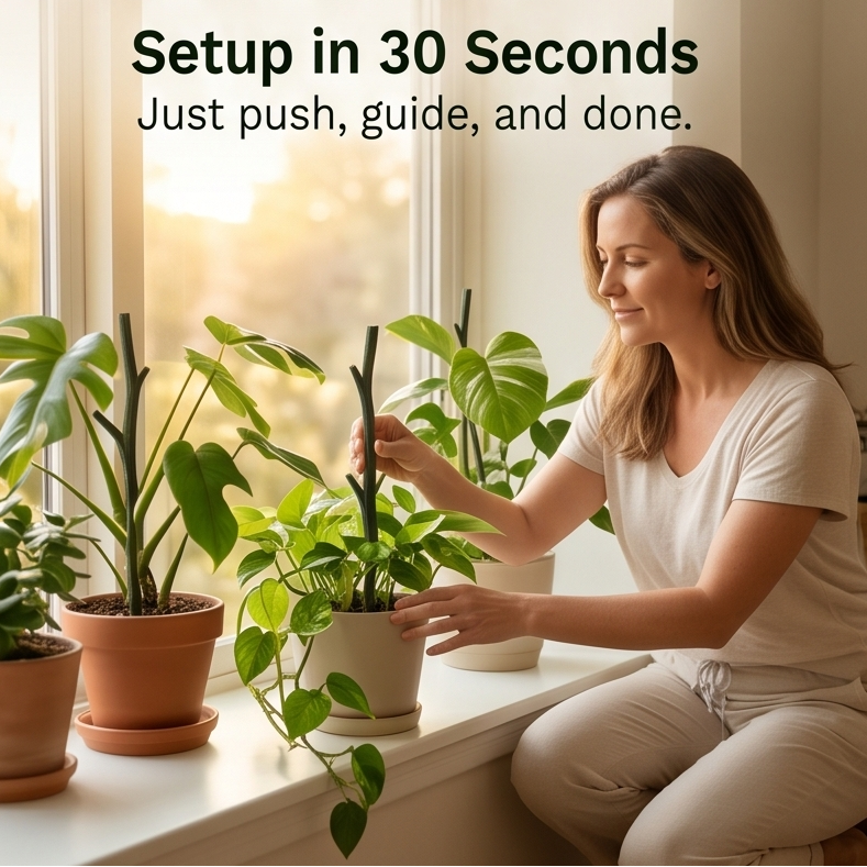 Growvia – Stackable Twig Shaped Plant Support Stakes