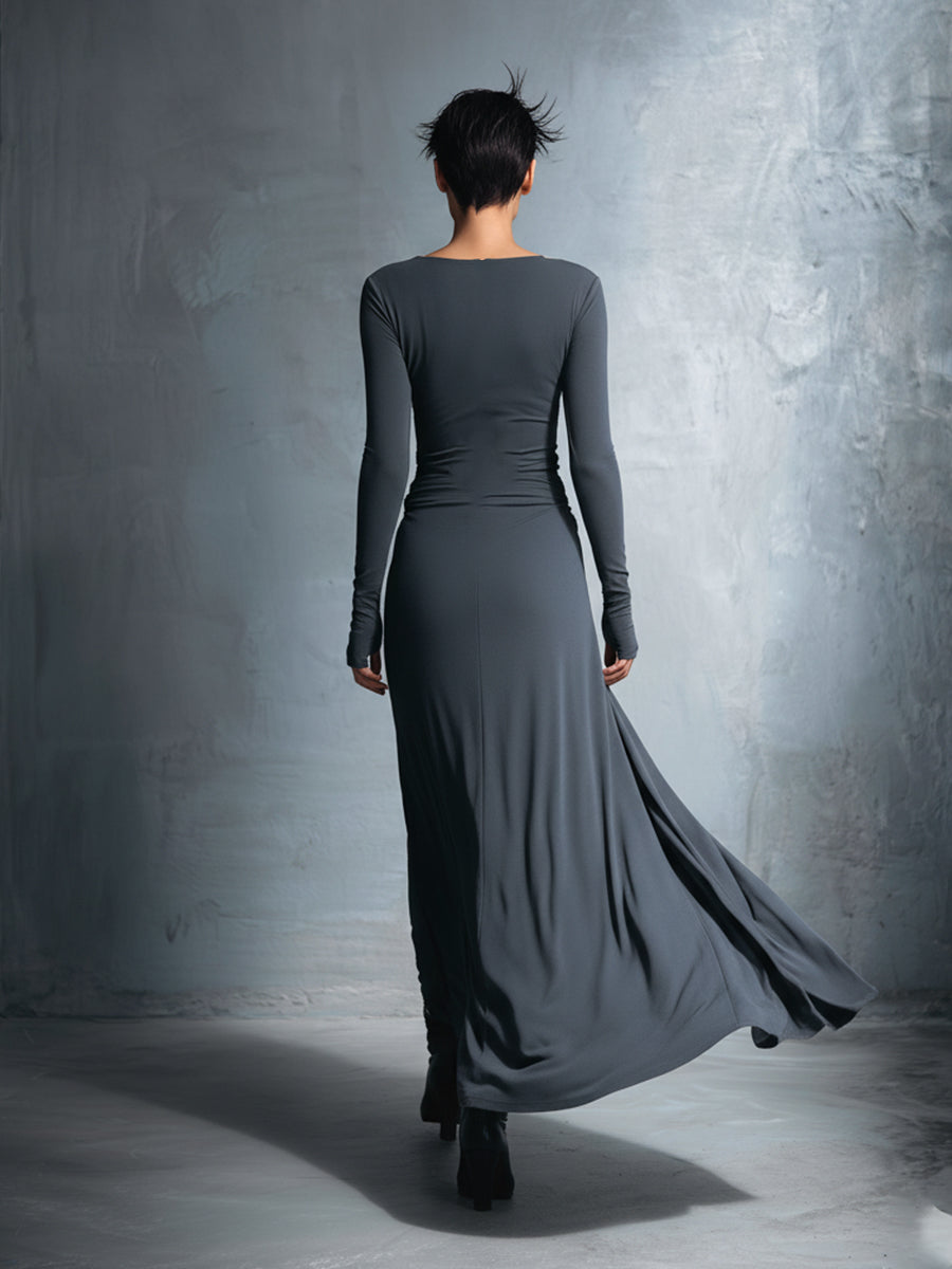 Mariana | Long Dress with Side Knot