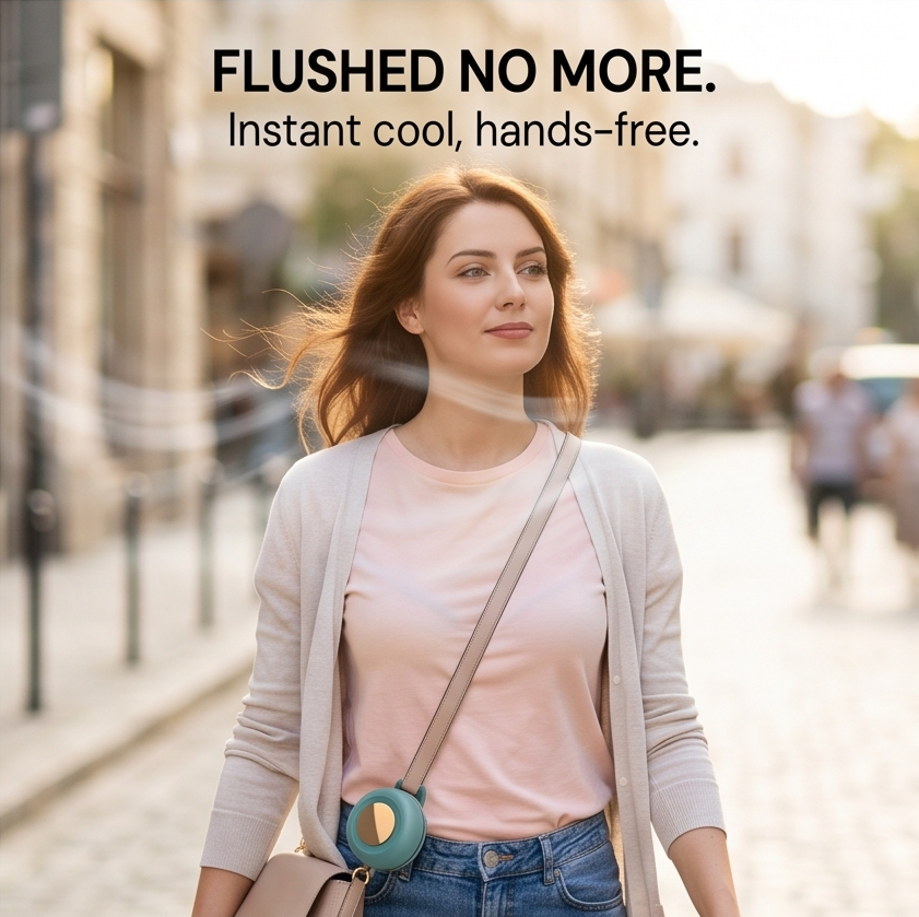 Breezly – Hands-Free Clip-On Cooling Fan
