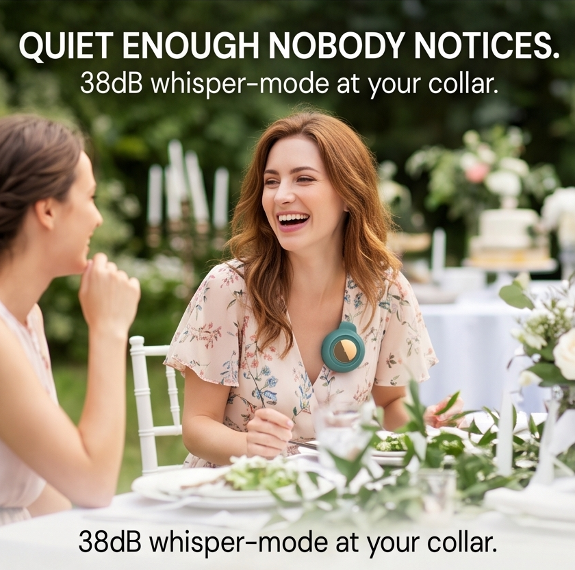 Breezly – Hands-Free Clip-On Cooling Fan
