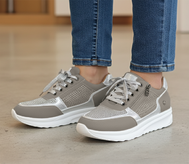 Ashley | Womens Lace Up Platform Sneakers