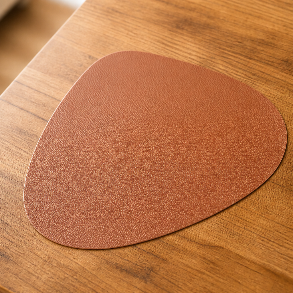 Dropelle – Reversible Water-Drop PU Leather Placemats (6-pack)