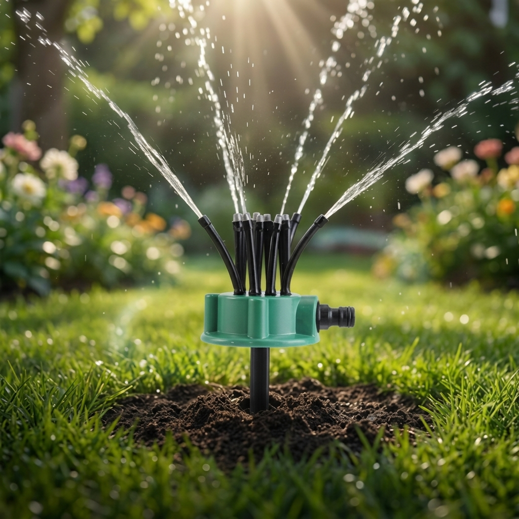 Aquava – 360° Multi-Arm Garden Sprinkler