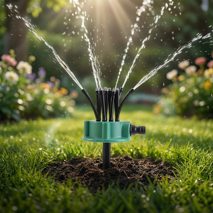 Aquava – 360° Multi-Arm Garden Sprinkler
