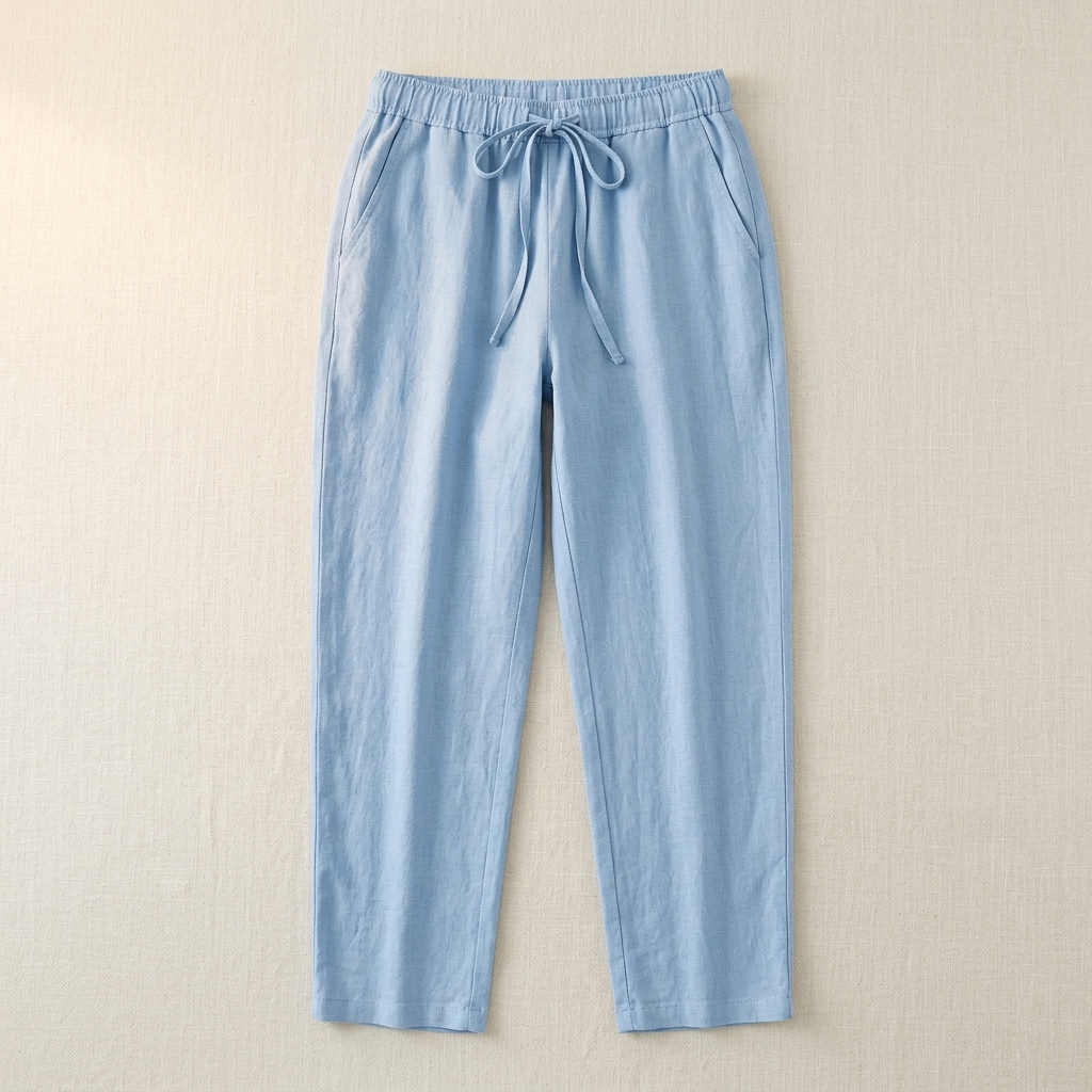 Lunara – Women's lightweight linen look summer pants