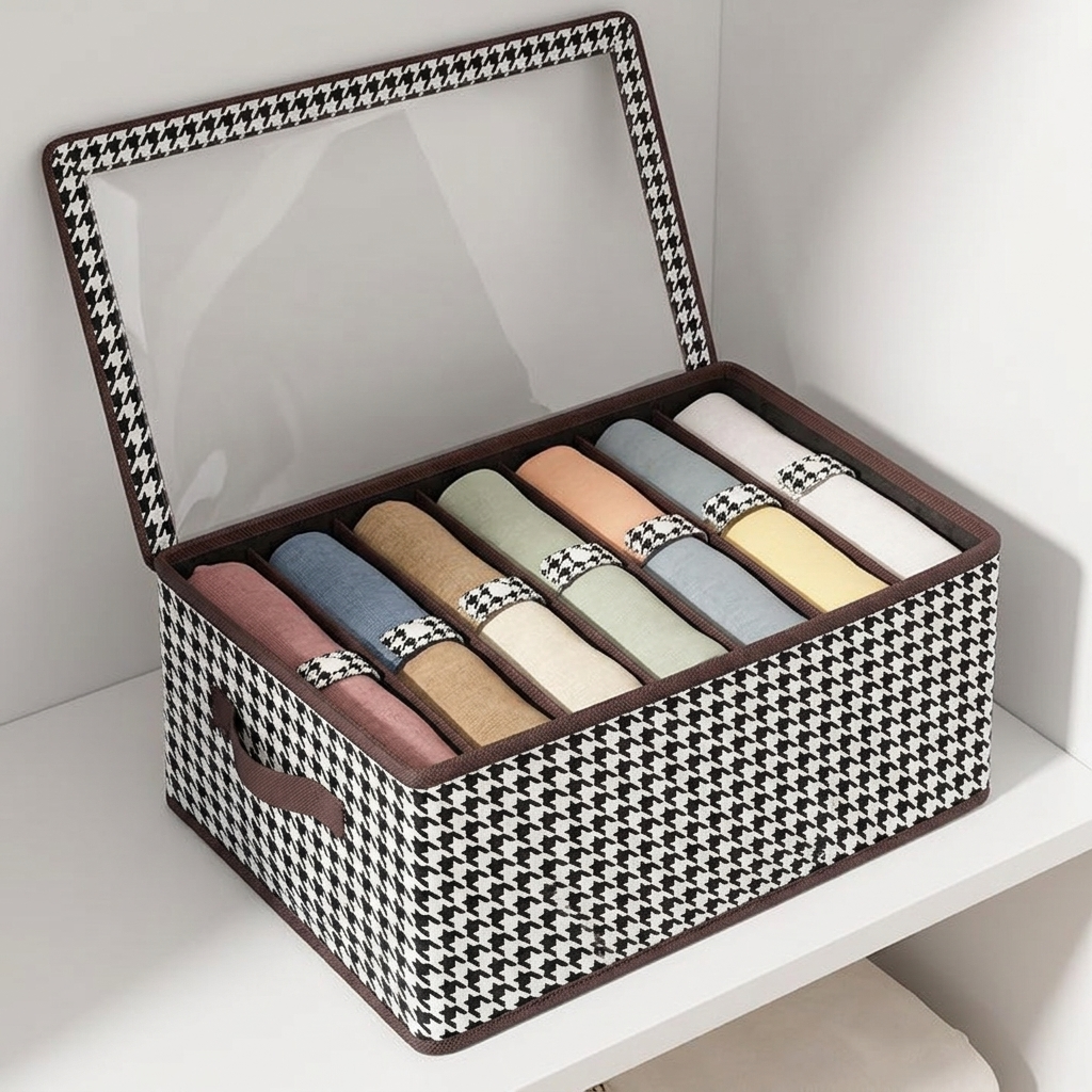 Gridwell – Foldable 9 Grid Clothes Organizer Box