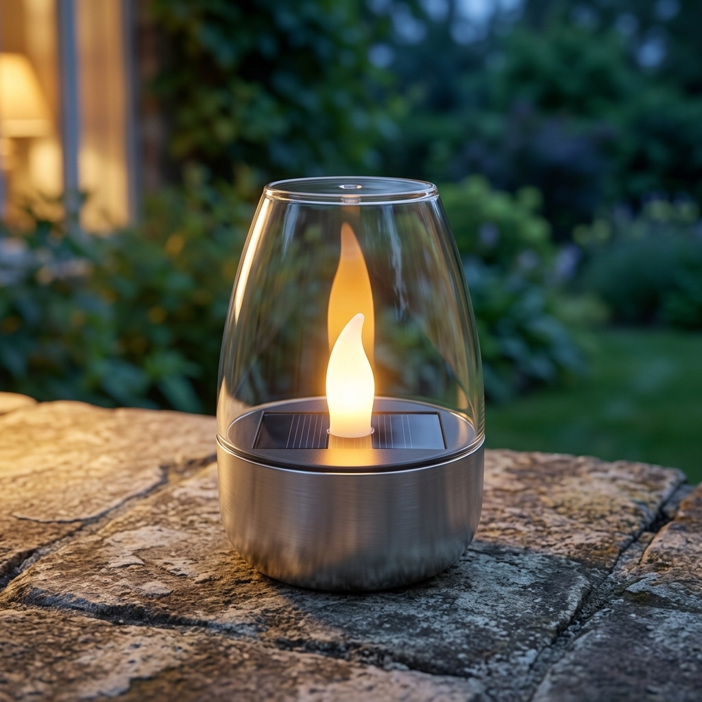 Lumivara – Solar Flickering Candle Light for Outdoor Evenings