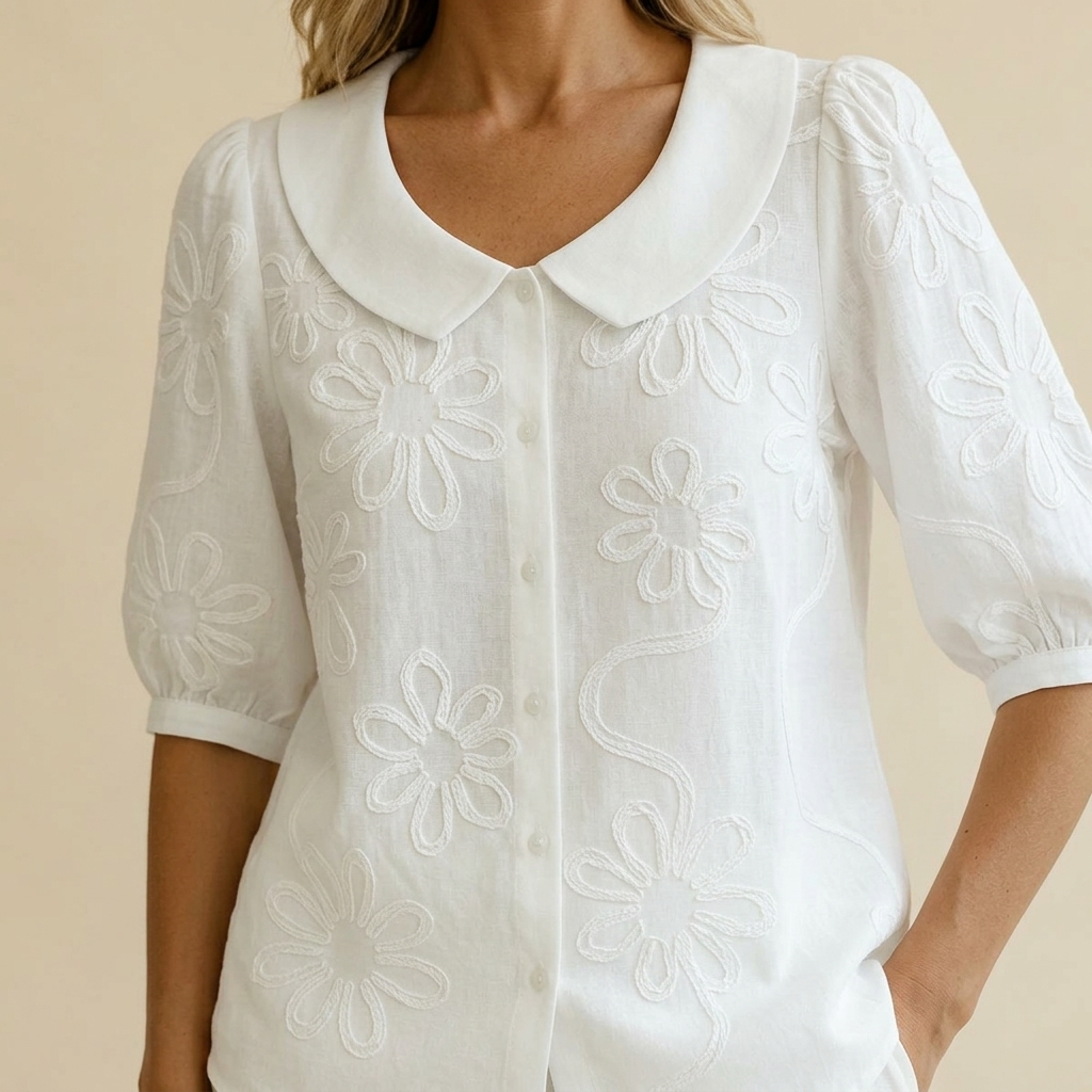 Florenne – Women's Retro Collar Blouse