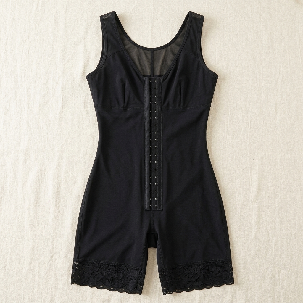 Curvella – Full Body Shaper Bodysuit with Built In Bra