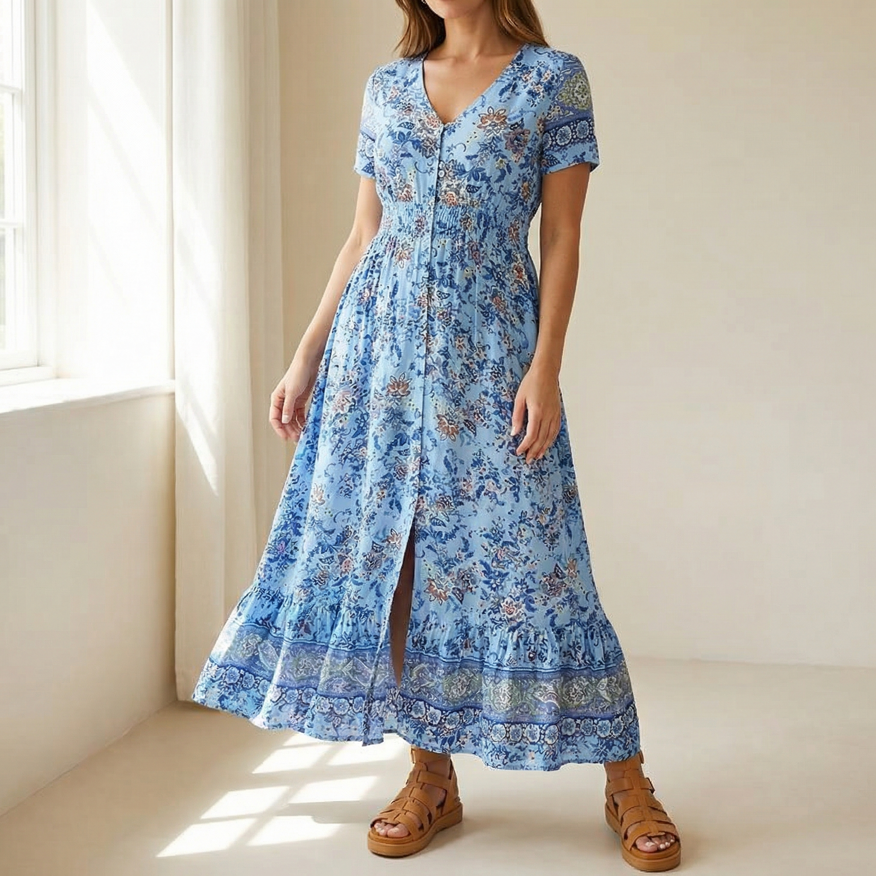 Floressa – Lightweight Floral Maxi Dress for Every Occasion