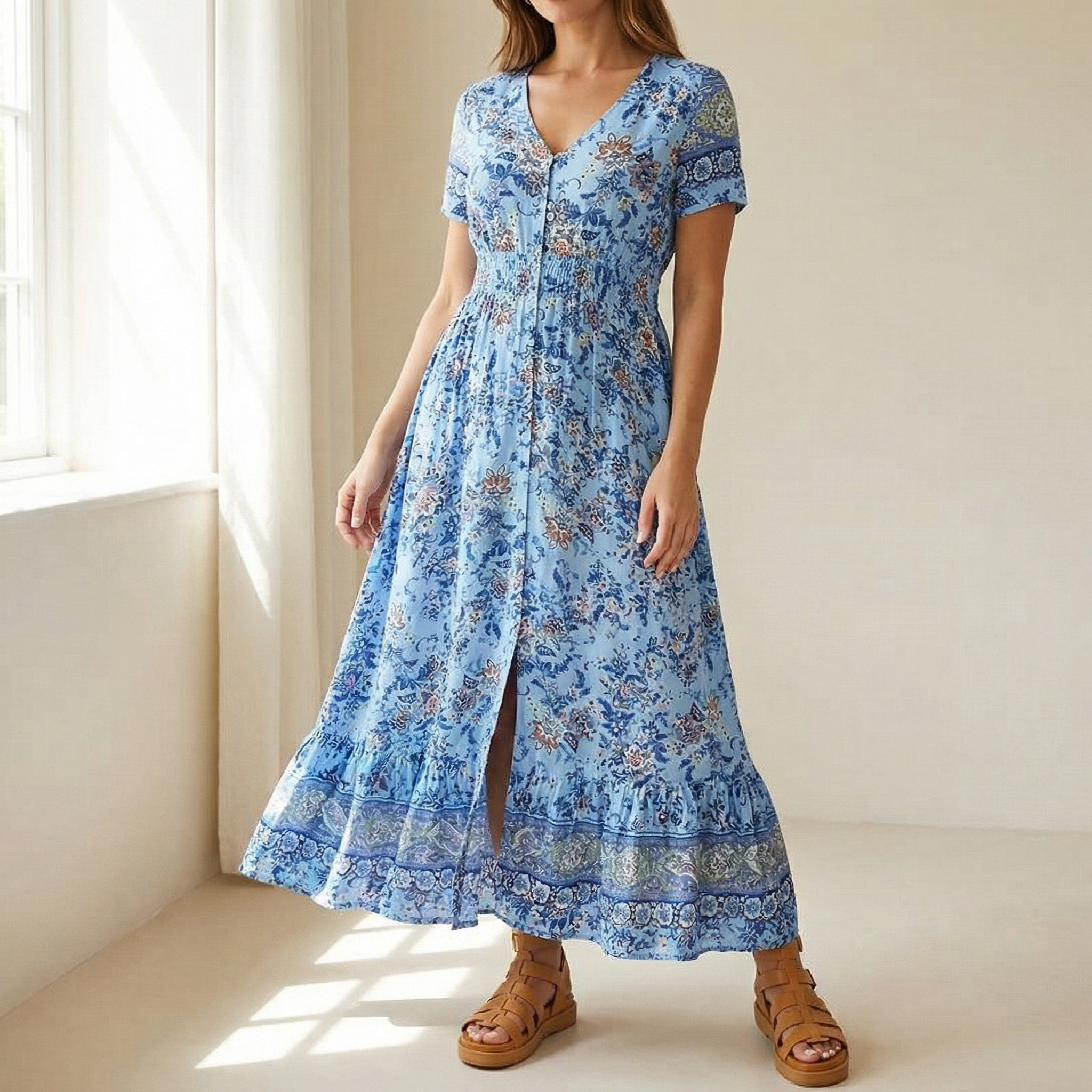 Floressa – Lightweight Floral Maxi Dress for Every Occasion