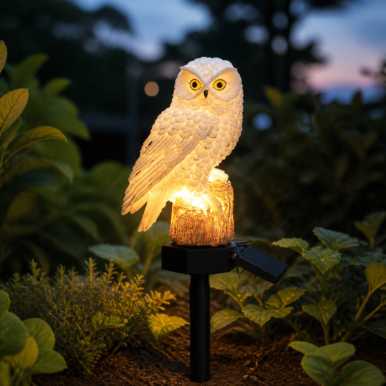 Lumora – Solar Owl Garden Light