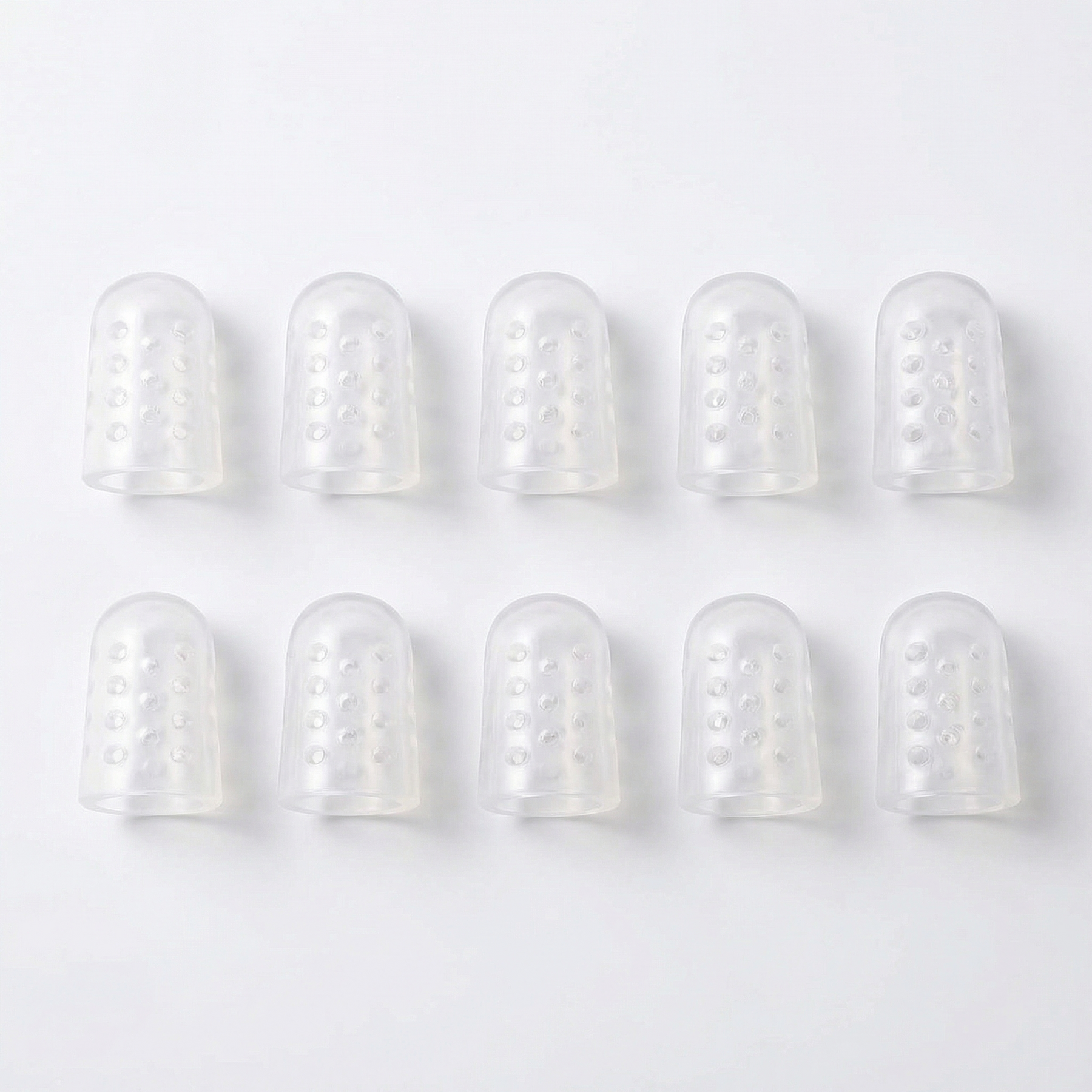 Feeluxe – Breathable Silicone Toe Caps for All Day Comfort (10 Pieces)