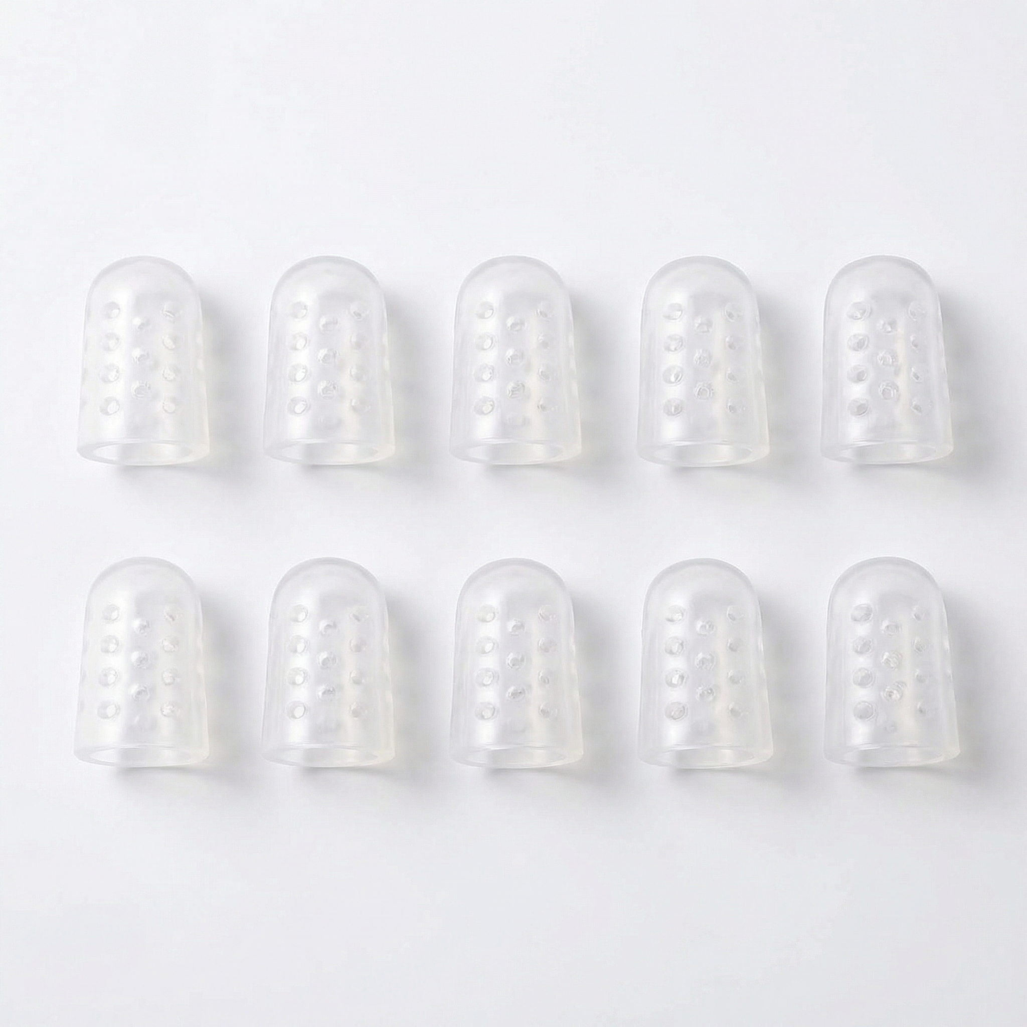 Feeluxe – Breathable Silicone Toe Caps for All Day Comfort (10 Pieces)