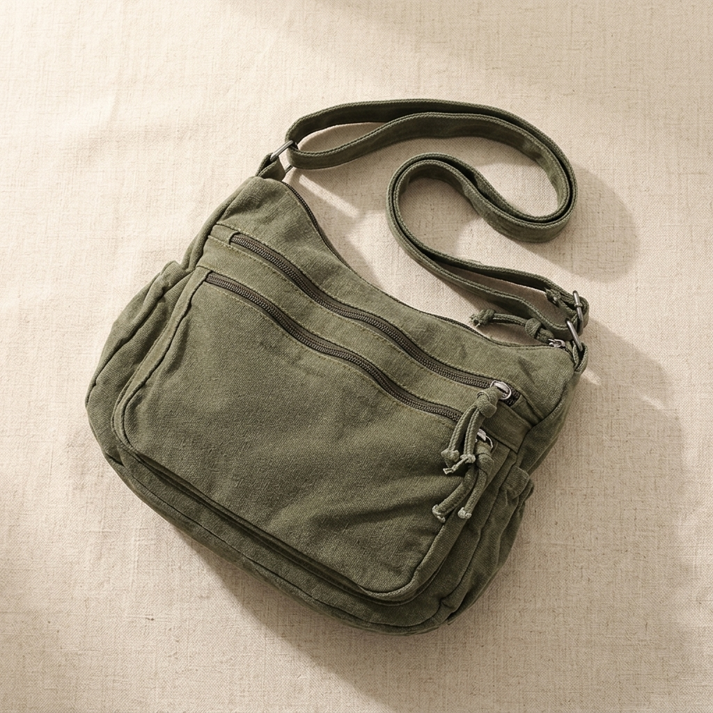 Carvia – Washed Canvas Everyday Hobo Bag