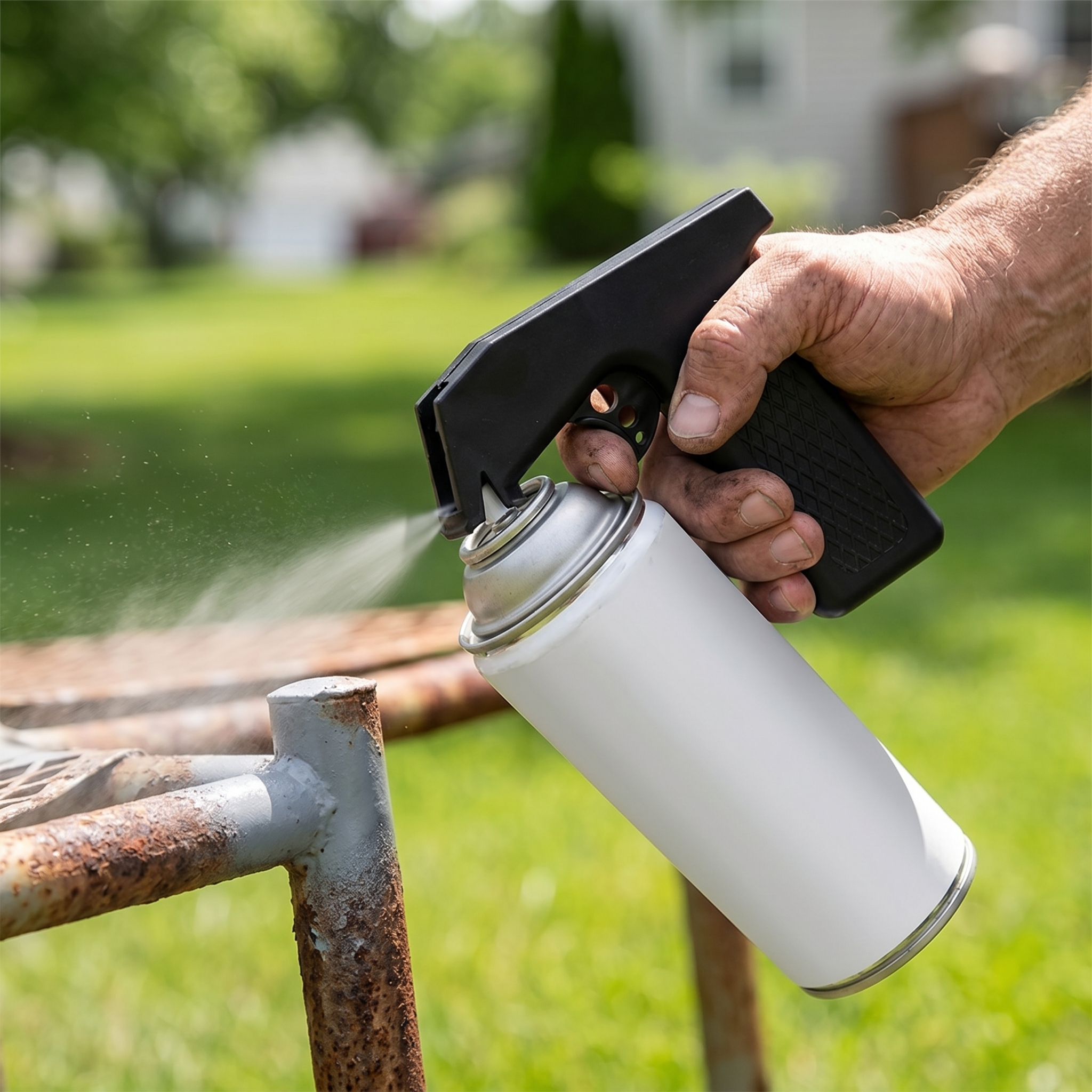 Gripfire – Snap-On Spray Gun Handle for Any Can
