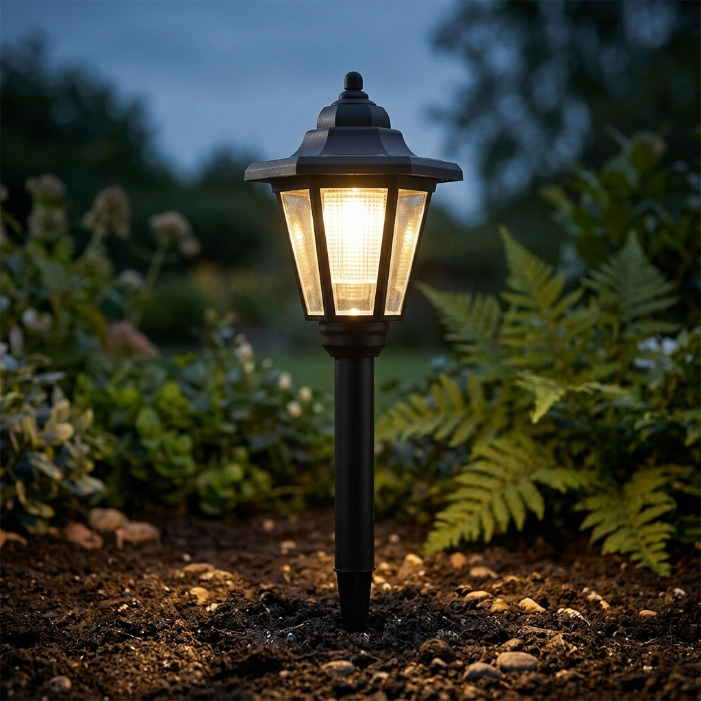 Lumivera – Vintage Hexagonal Solar Garden Light