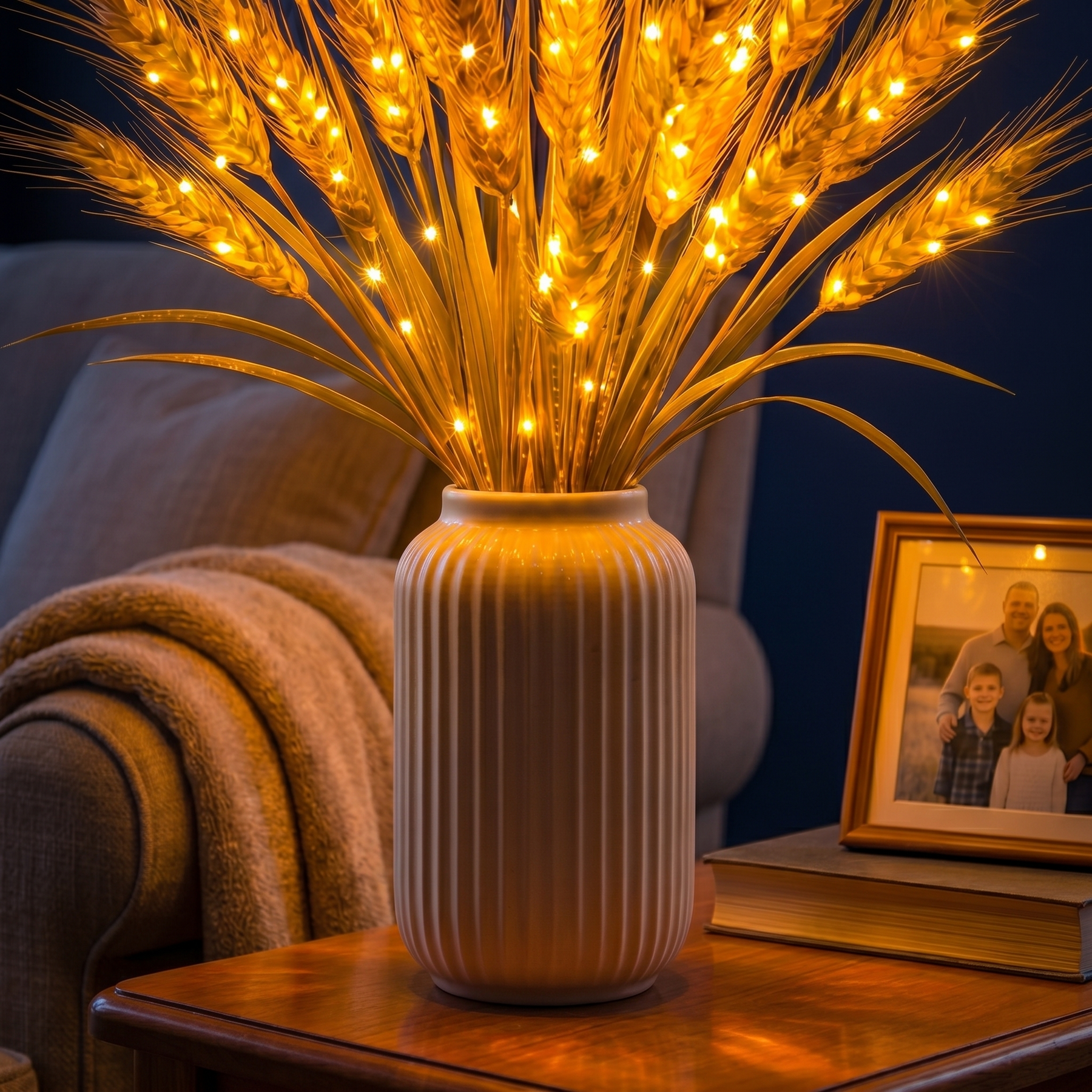 Lumenwheat – Glowing Wheat Centerpiece Light