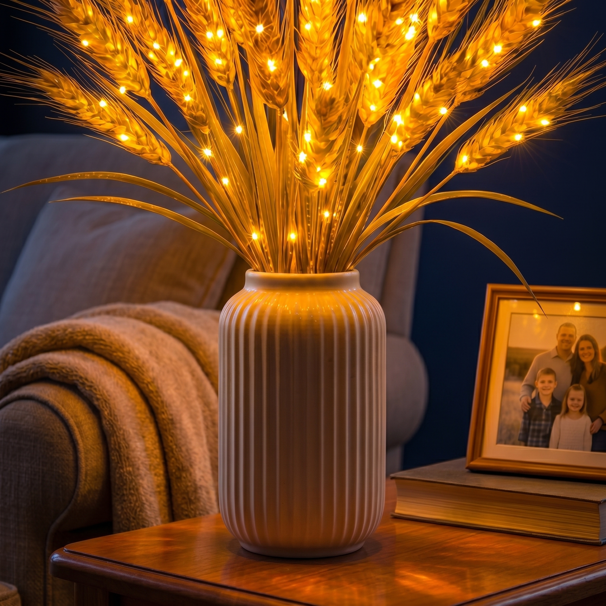 Lumenwheat – Glowing Wheat Centerpiece Light