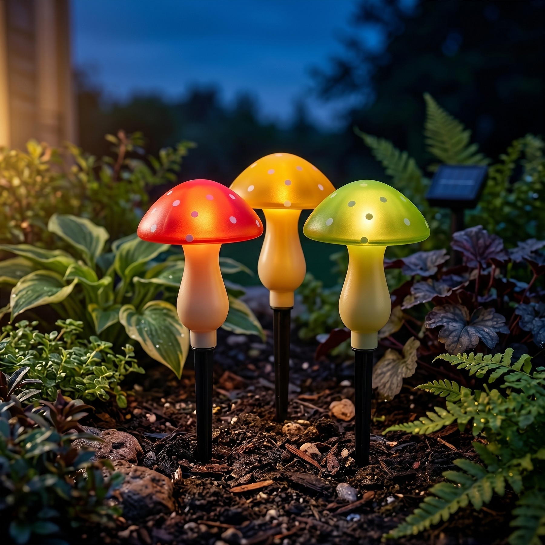Glowvara – Solar Mushroom Lights for Garden Paths