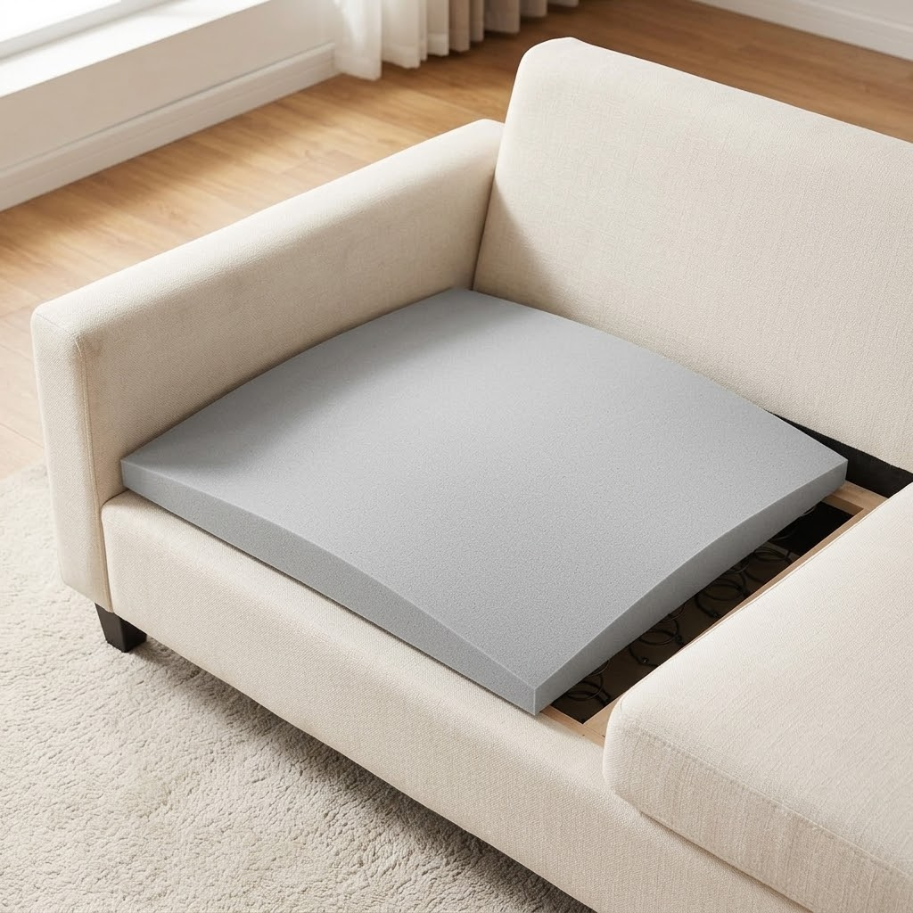 FoamLift Memory Foam Cushion Support Pad for Sagging Couches