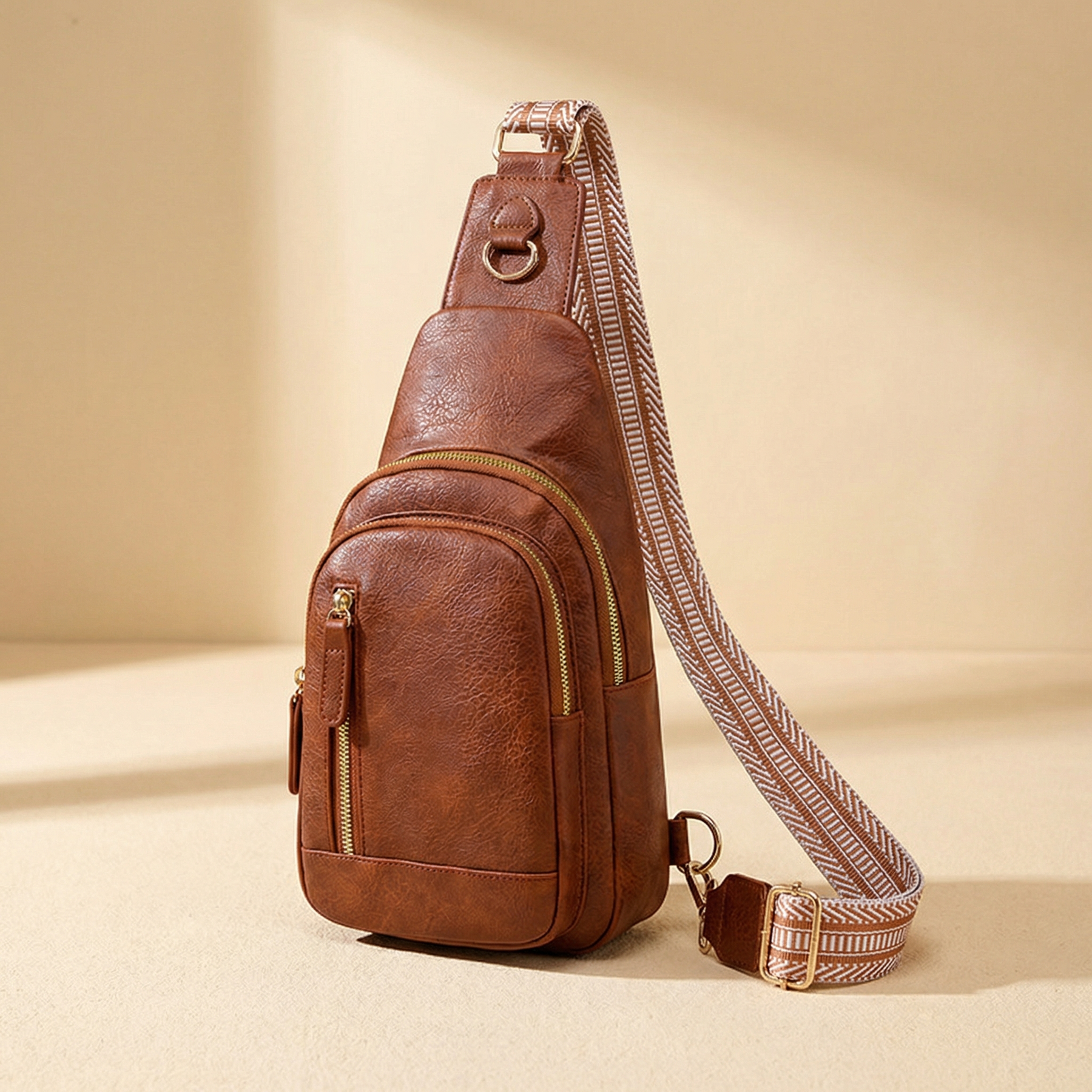 Carvia – Women’s Multi Pocket Crossbody Sling Bag