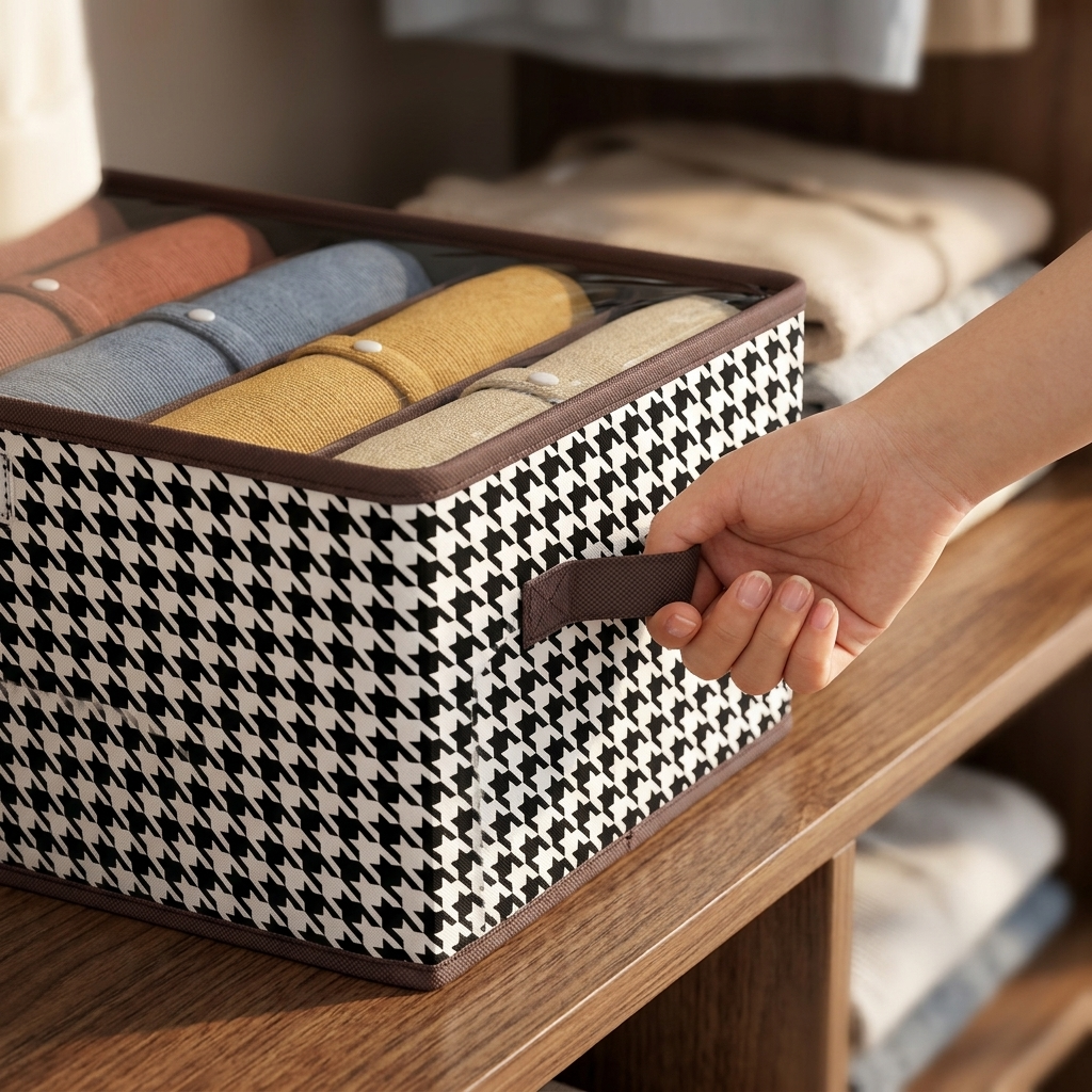 Gridwell – Foldable 9 Grid Clothes Organizer Box