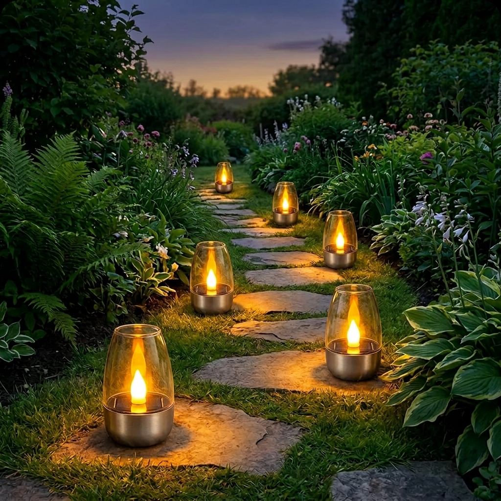 Lumivara – Solar Flickering Candle Light for Outdoor Evenings
