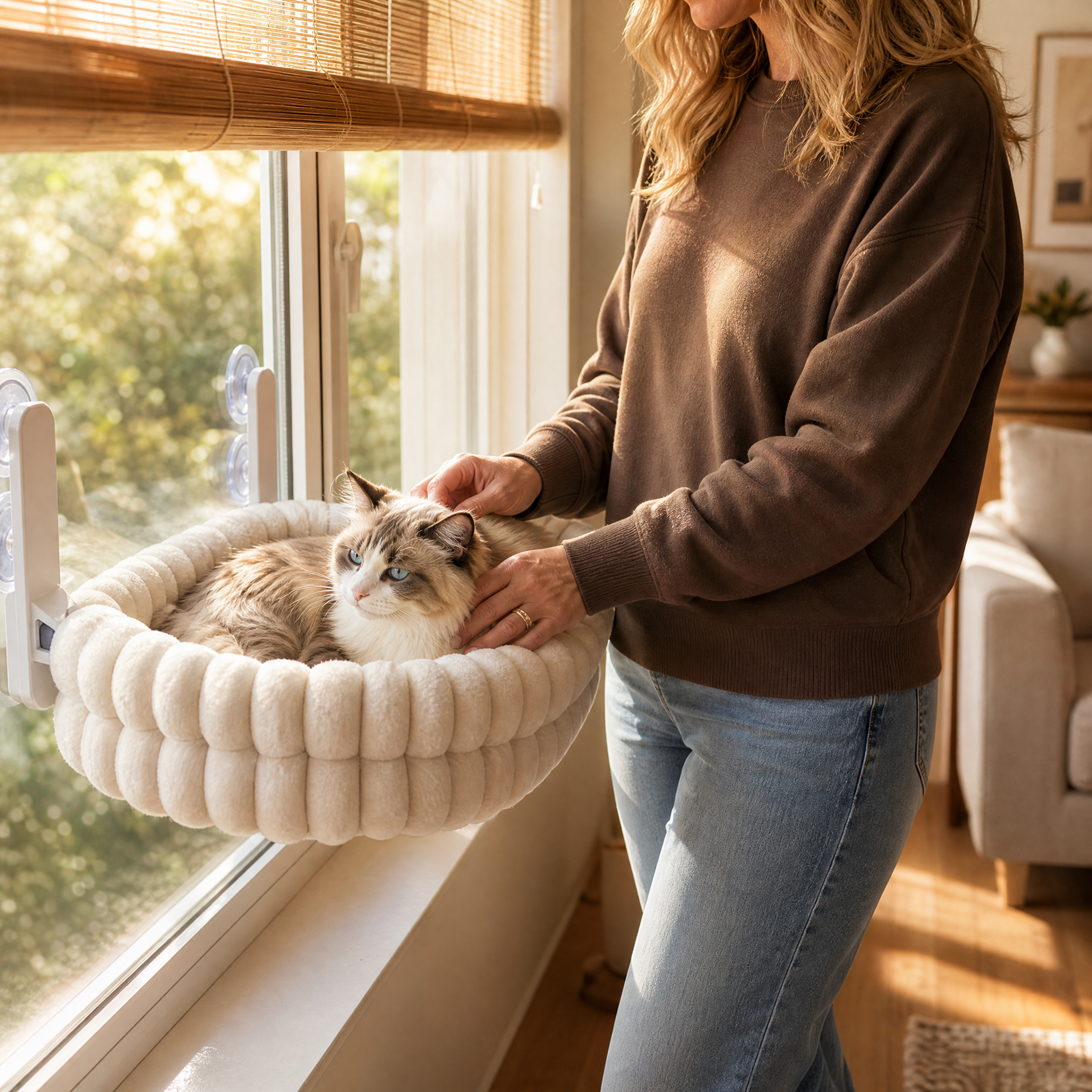 Lumiclaw – Foldable Window Cat Bed
