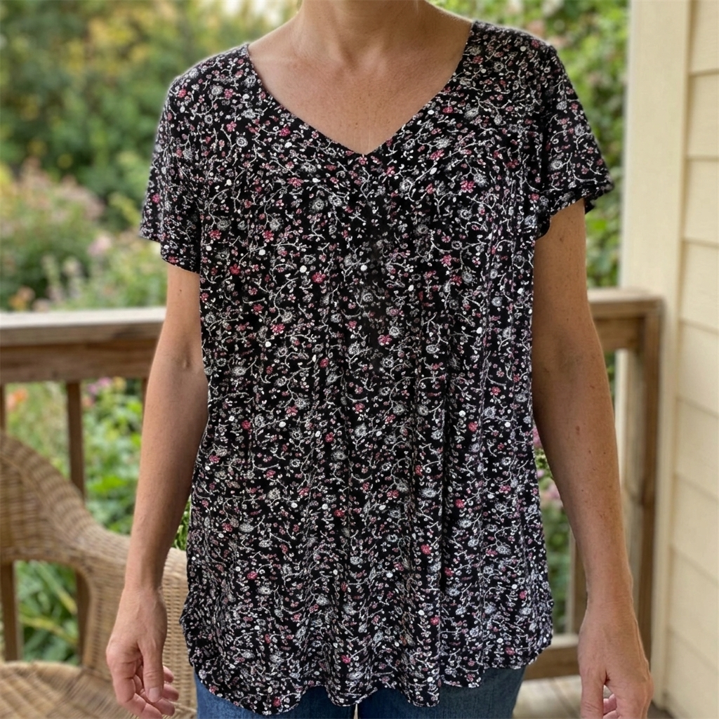 Floressa – Women's Breezy Floral Cotton Top