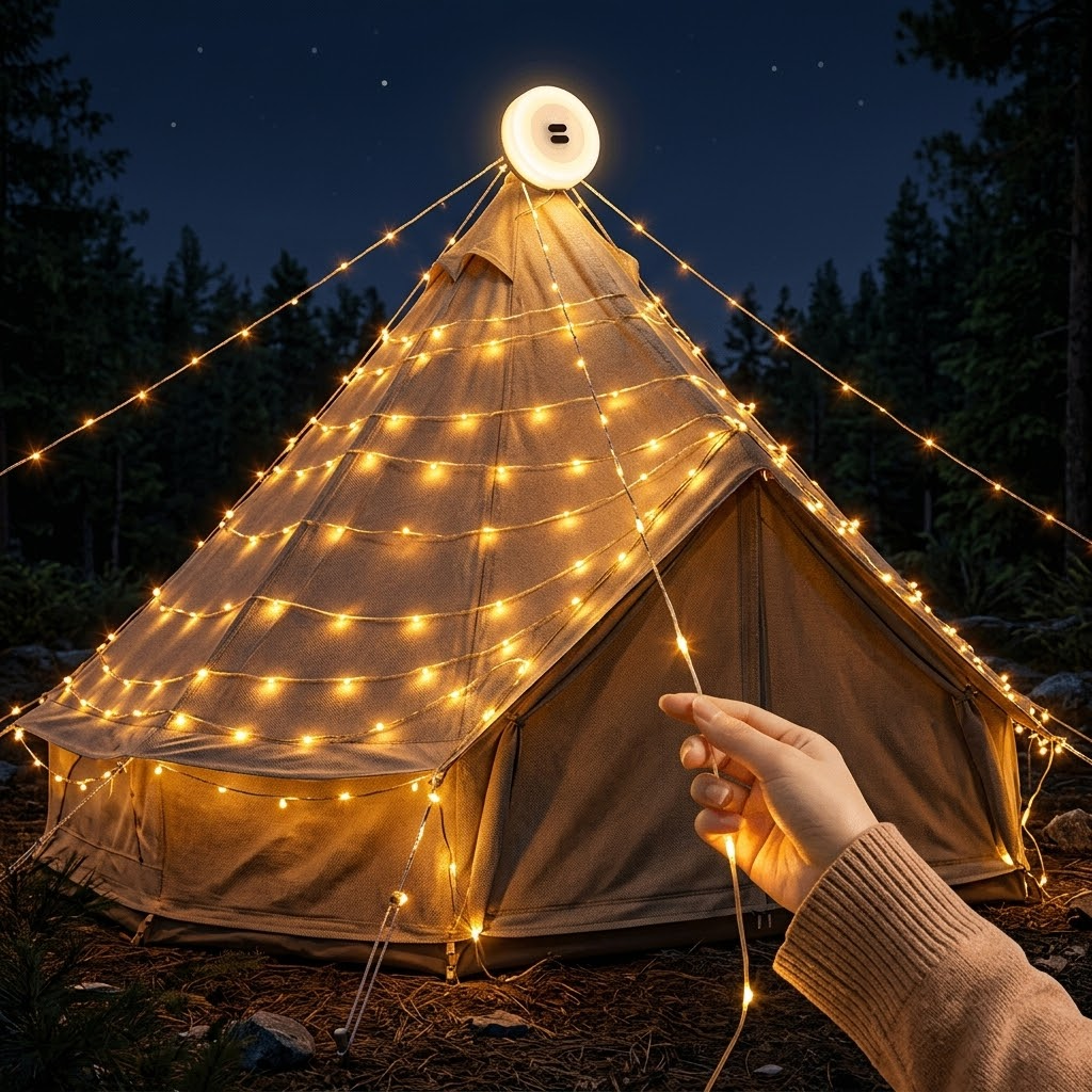 Glowva – Rechargeable Camping String Lights