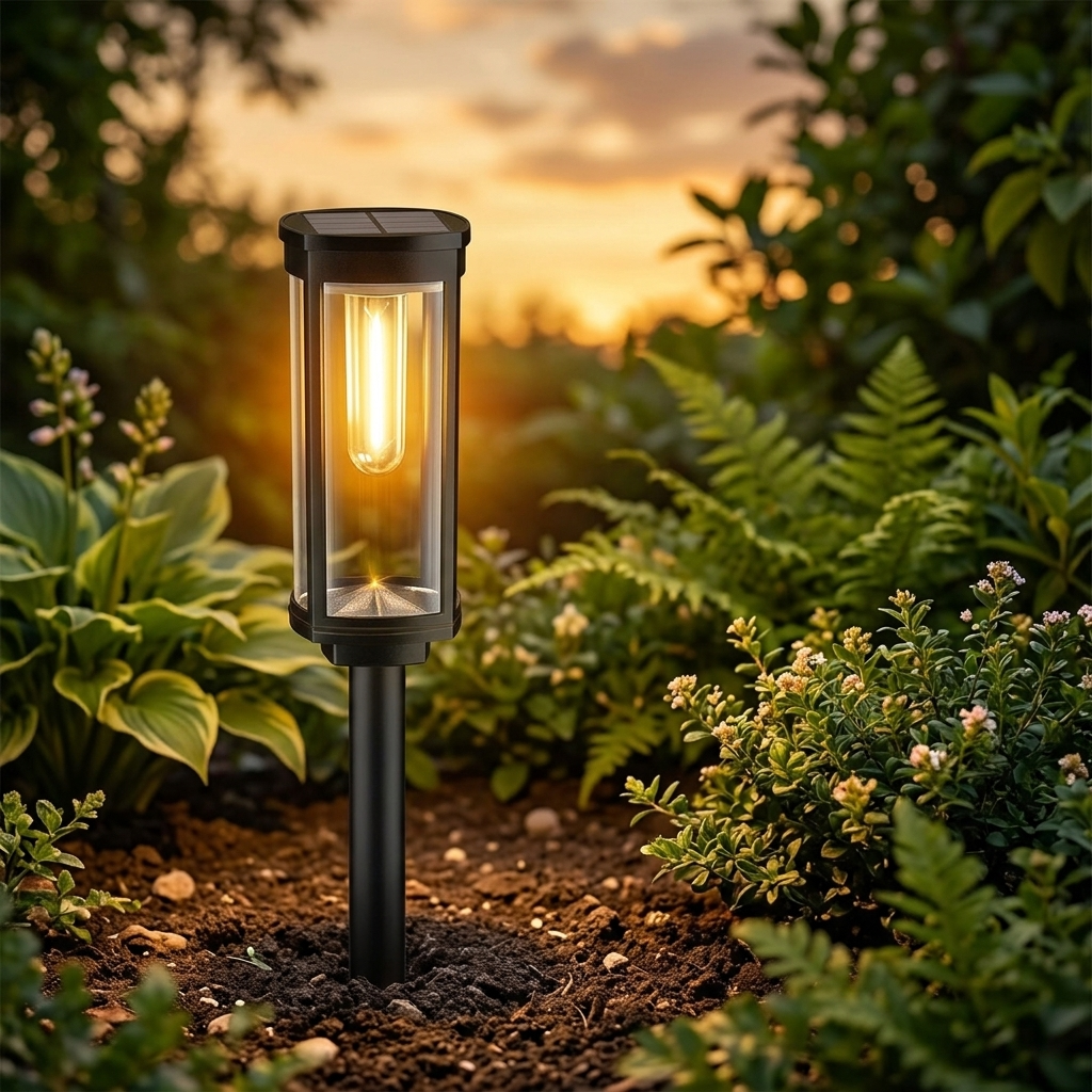 Lumiara - Vintage Glow Solar Walkway Light