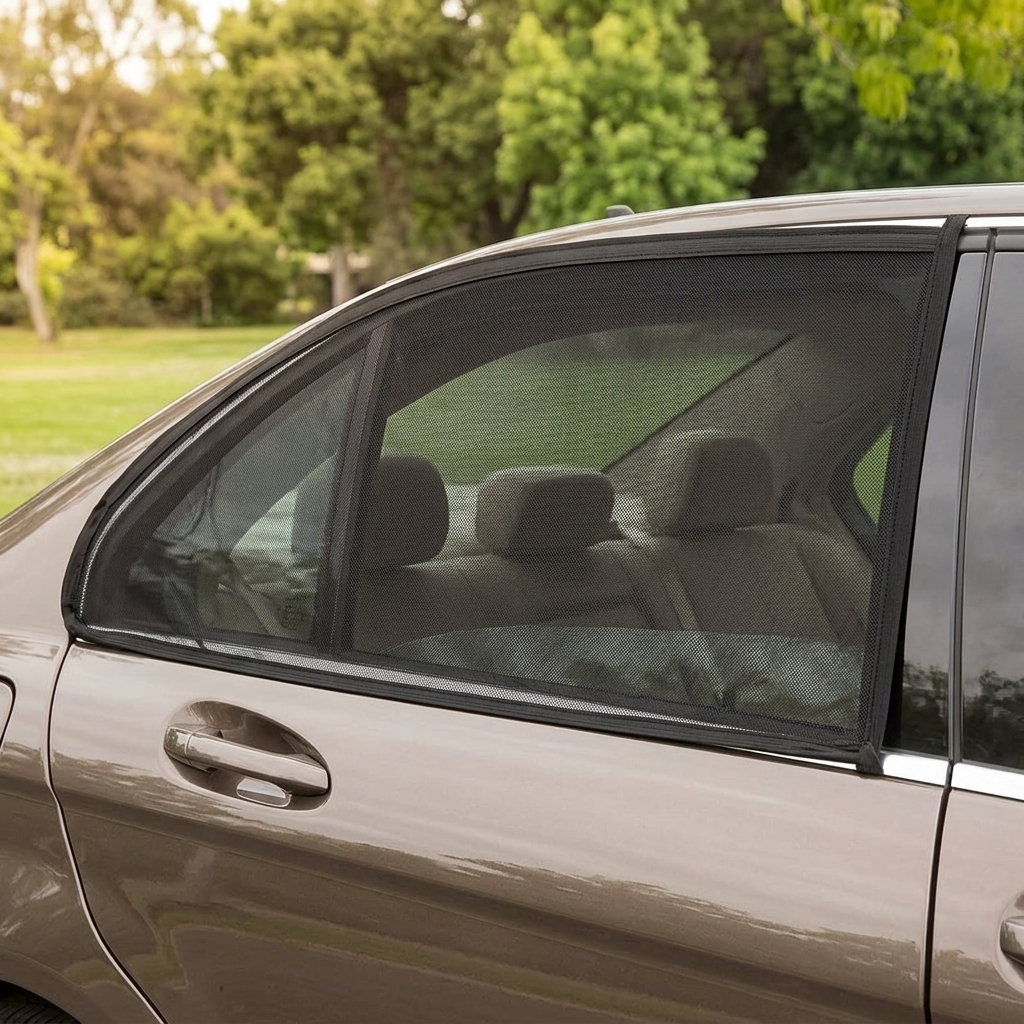 Breezeguard – Universal Car Window Sun & Bug Screen