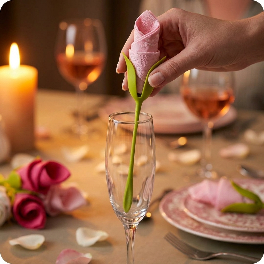Florenza – Napkin Flower Creator for Elegant Tables