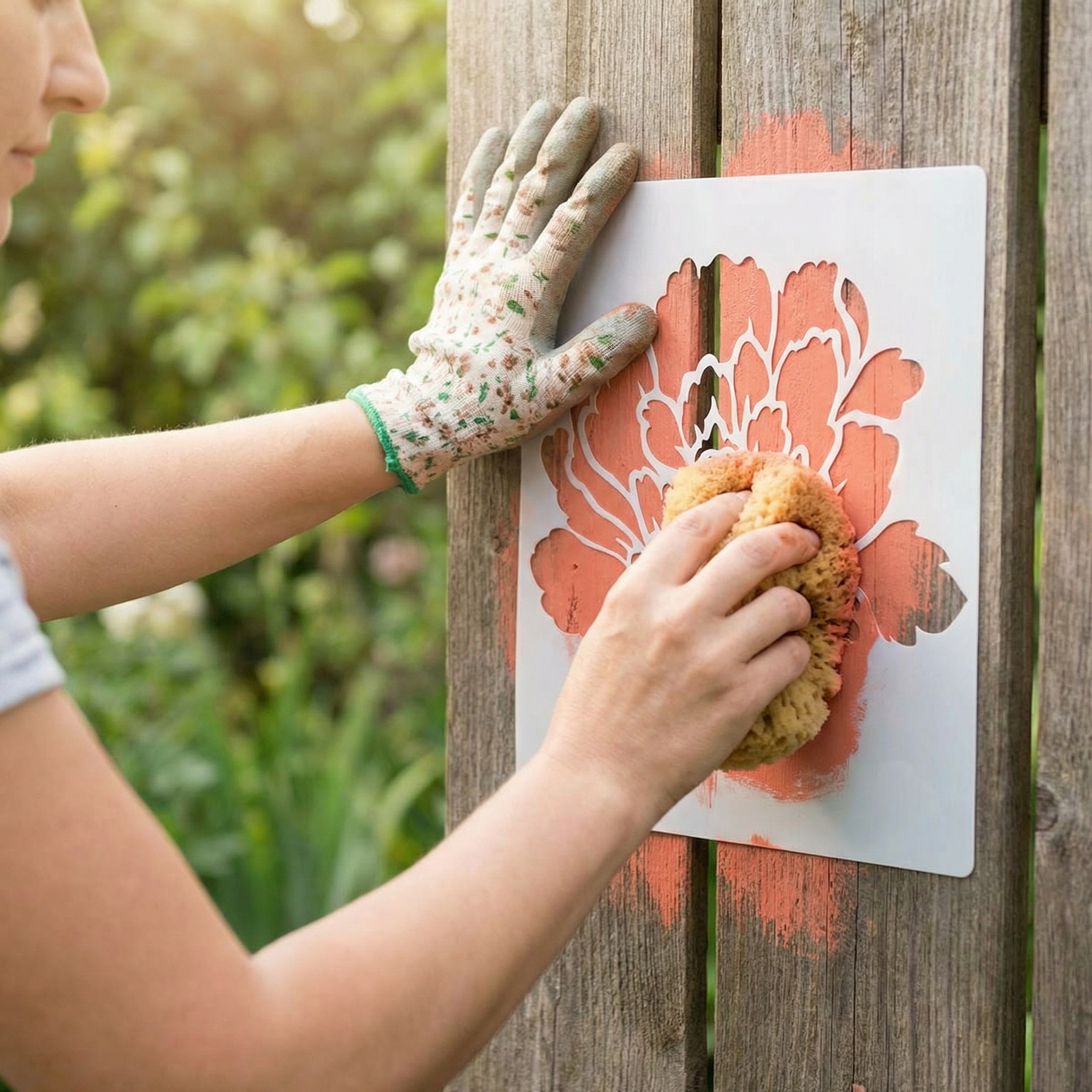 Florenza – Large Reusable Flower Stencils (Set of 6)