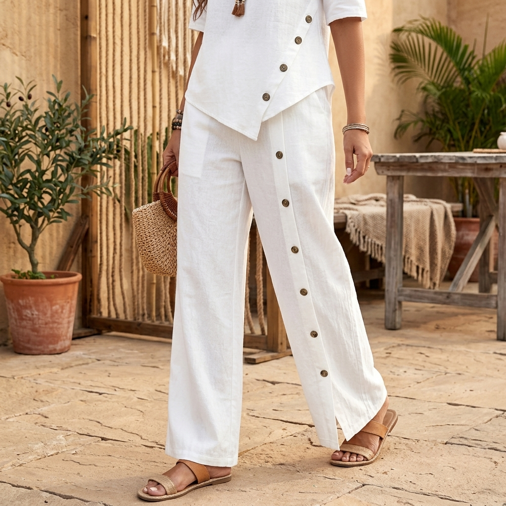 Elivara – Women's Asymmetric Two Piece Set