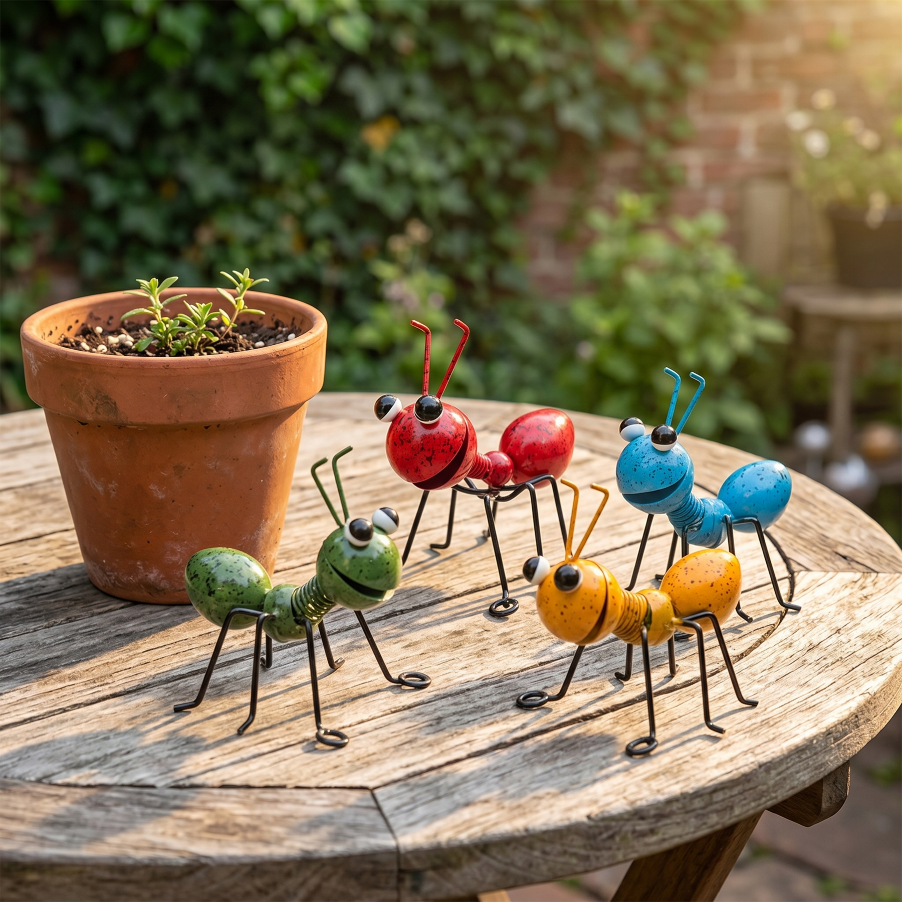Antly – Colorful Metal Ants for Whimsical Gardens