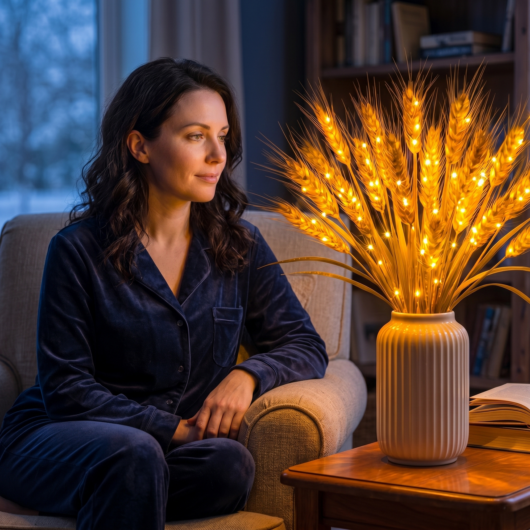 Lumenwheat – Glowing Wheat Centerpiece Light