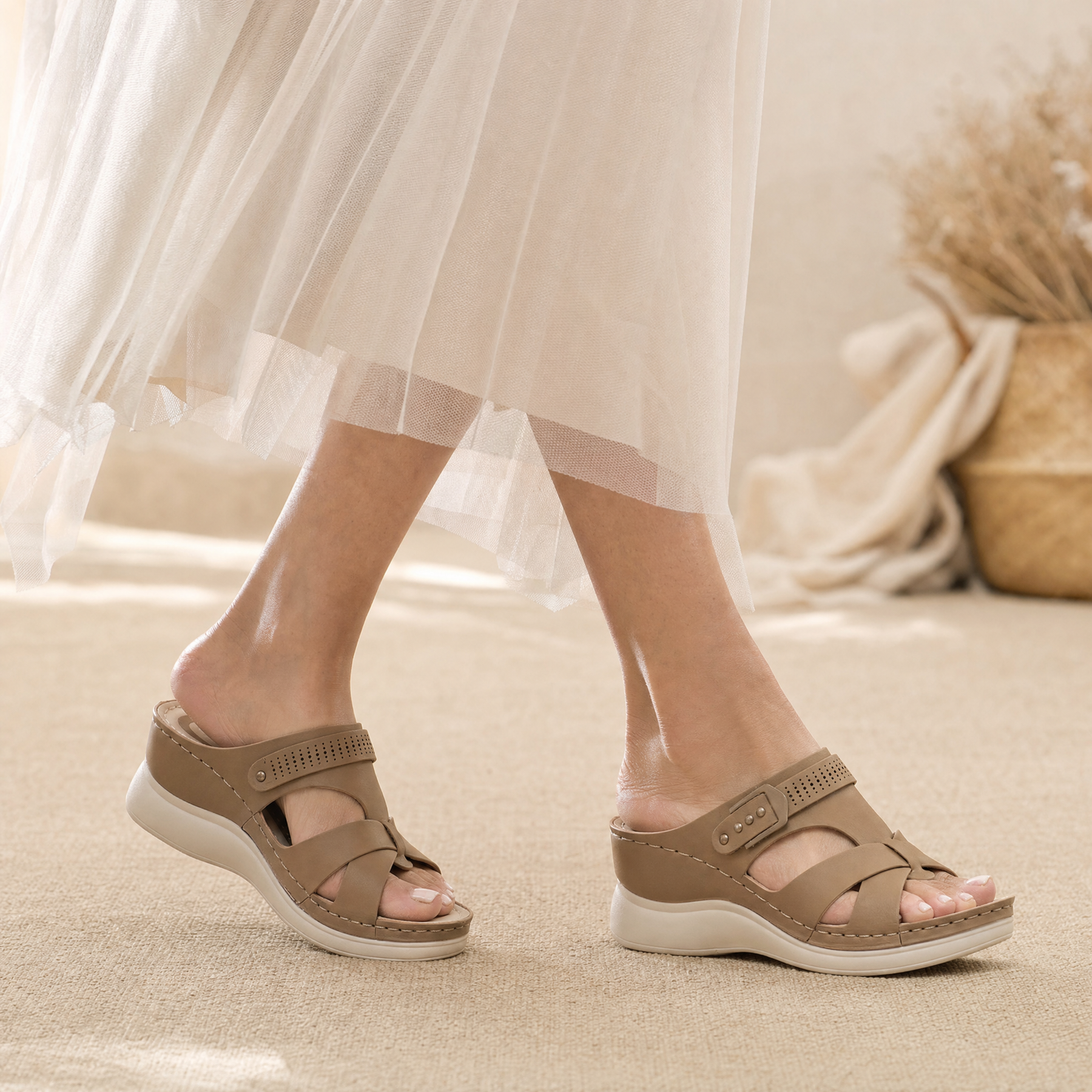 CloudLift – Orthopedic Wedge Sandals
