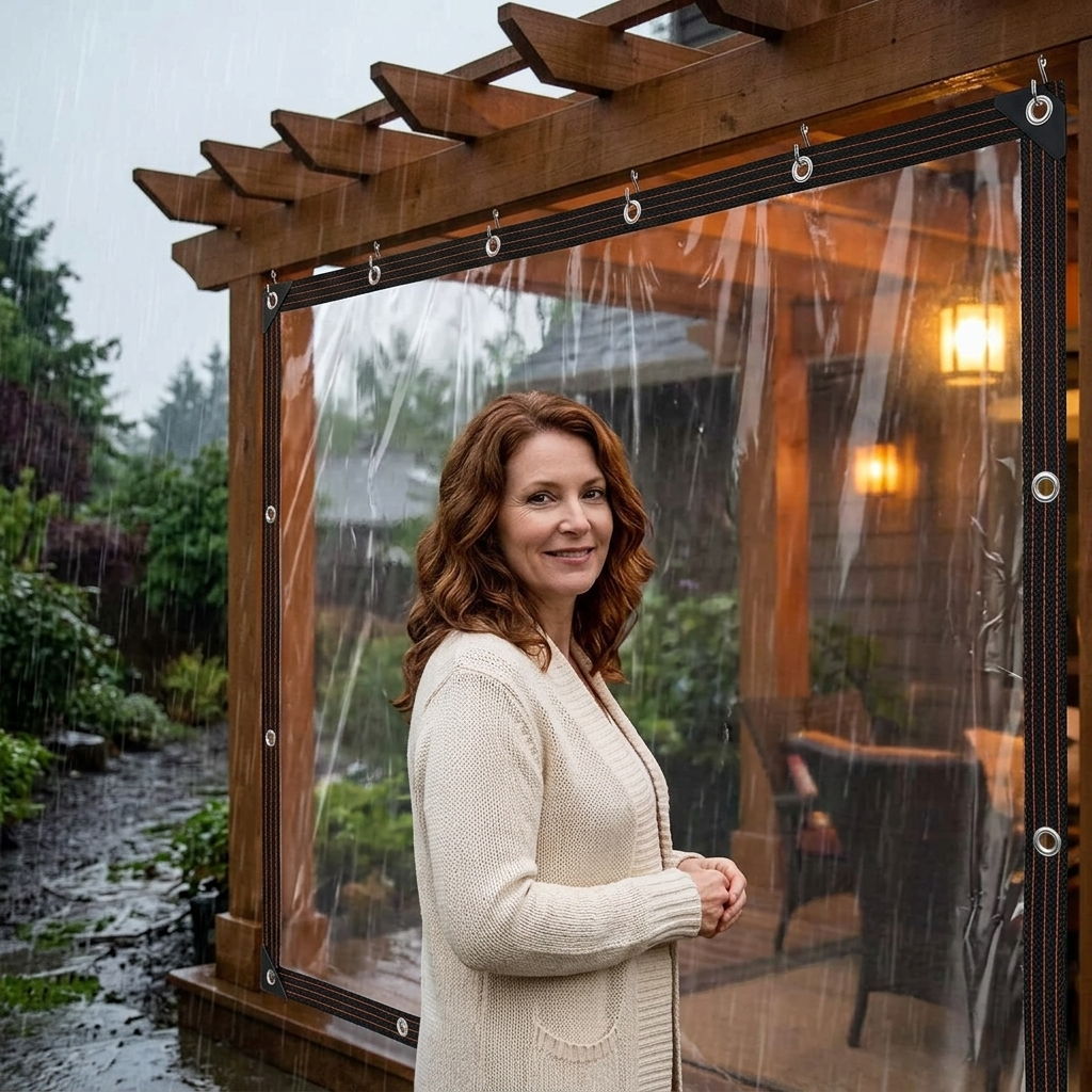 Clearvana – Clear Heavy-Duty Patio Tarp