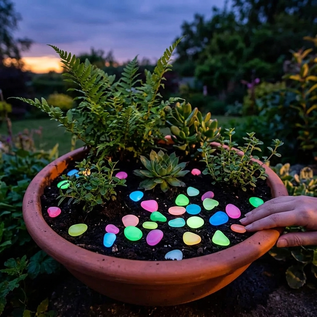 Lumara – Glow in the Dark Garden Stones