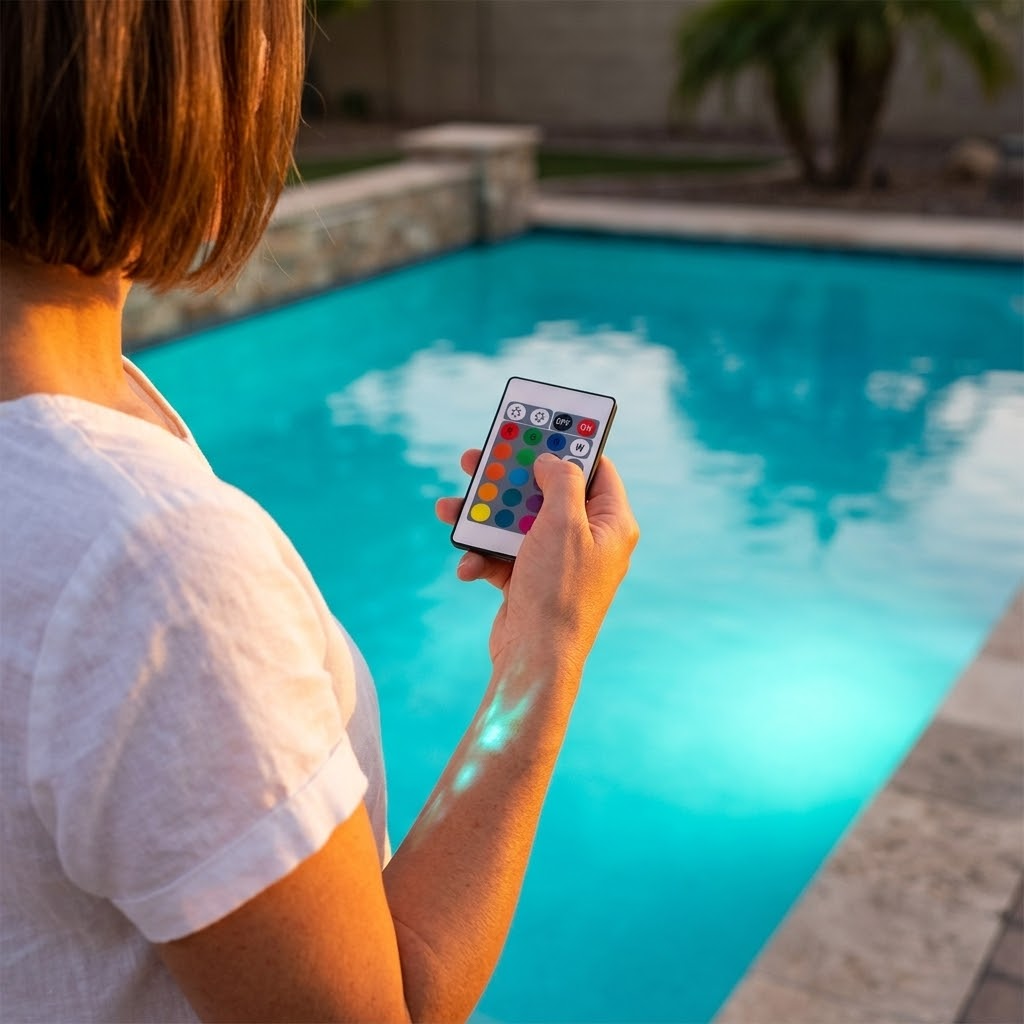 LumaGlow – Submersible Pool Light with Remote