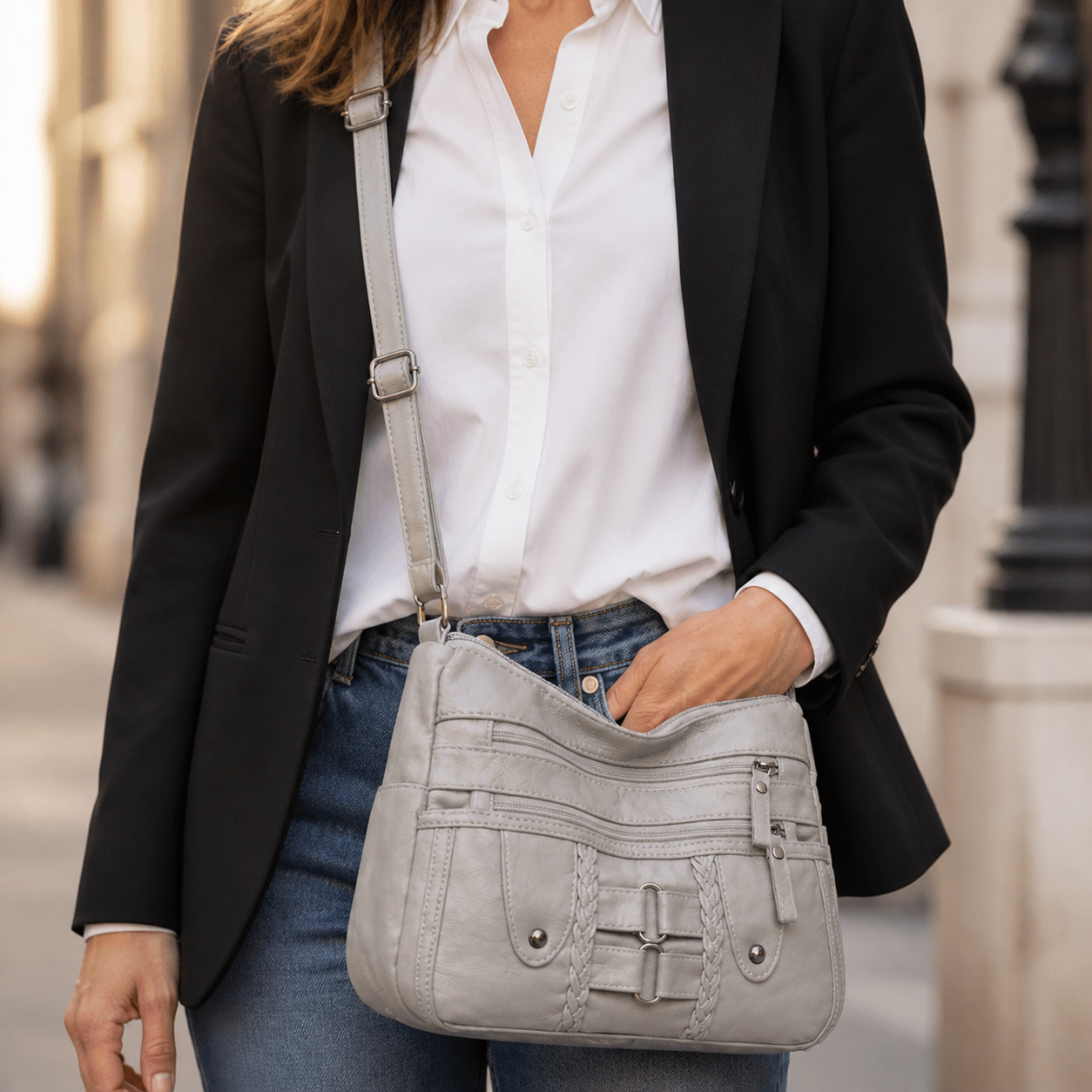 Avella – Soft Leather Crossbody Bag