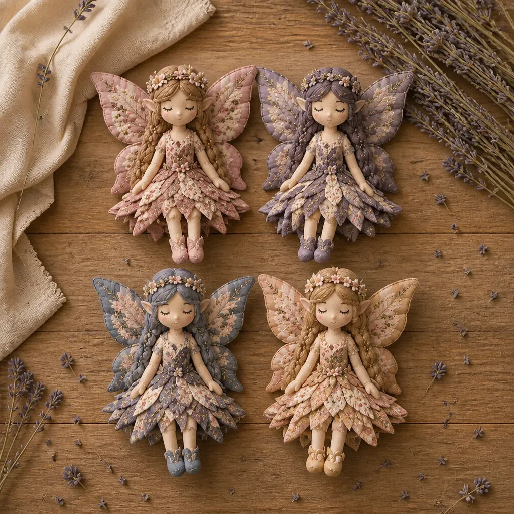 Fabellyn – Handmade Fairy Sewing Kit with Pre-Cut Fabric